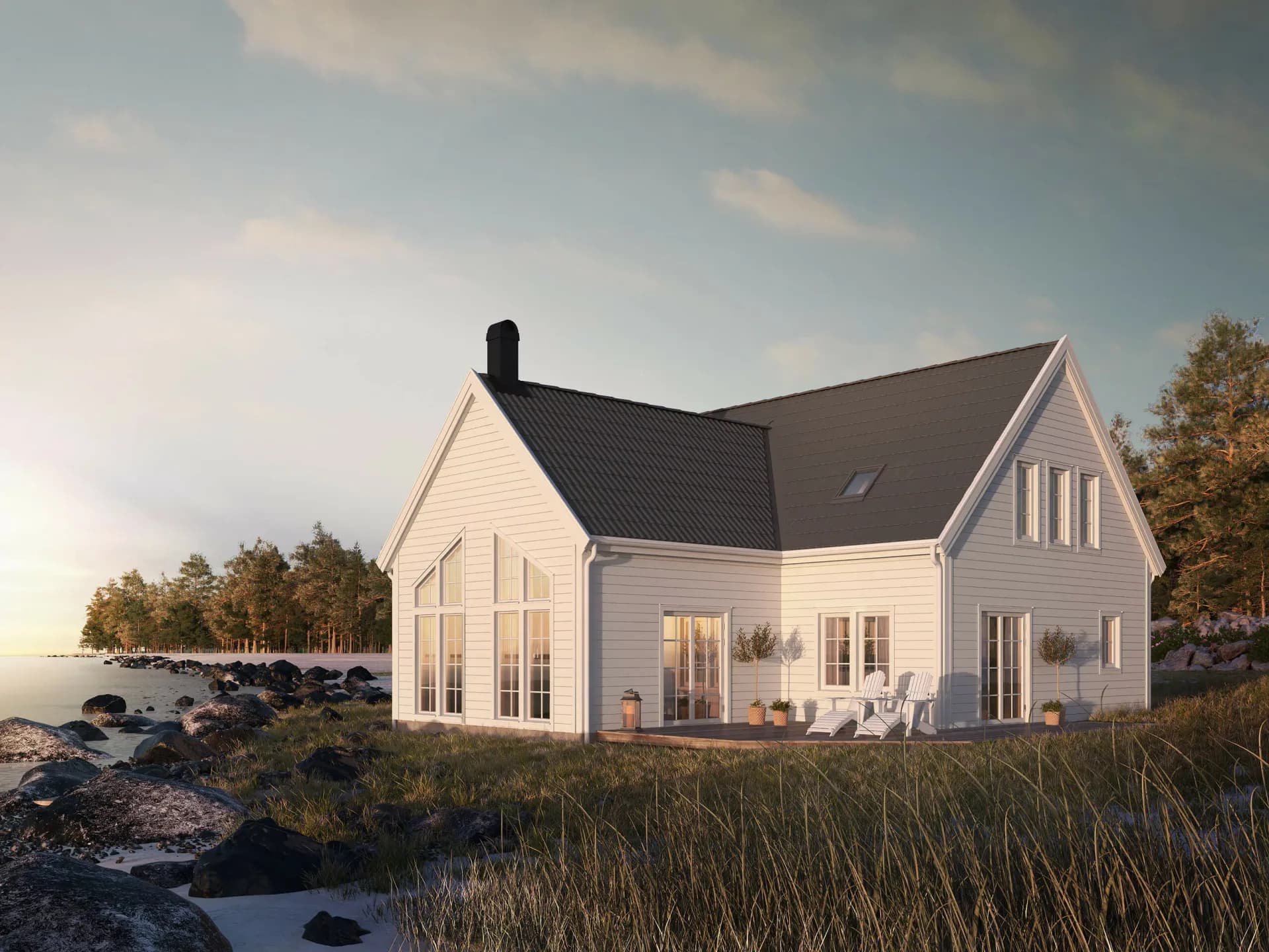 trivselhus villa bråviken fasad