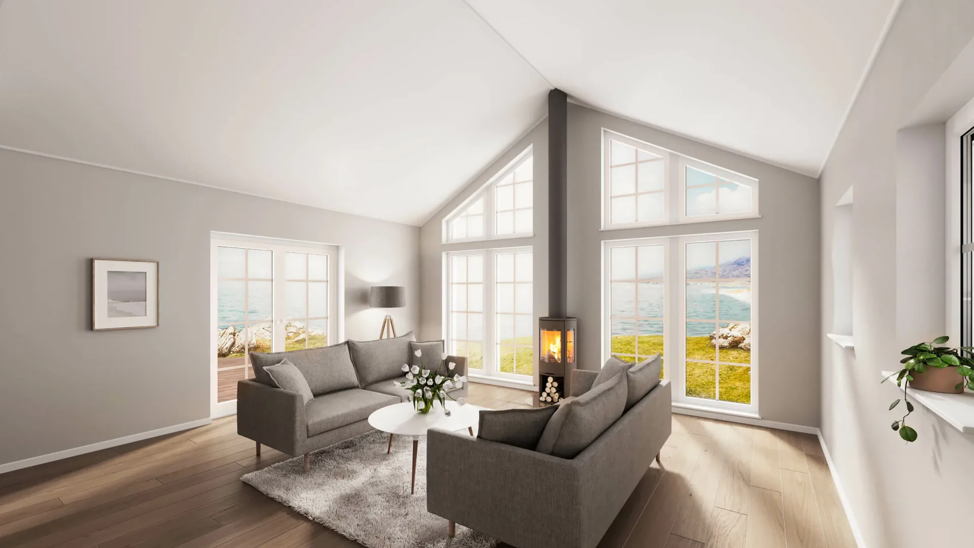 trivselhus villa bråviken interiör