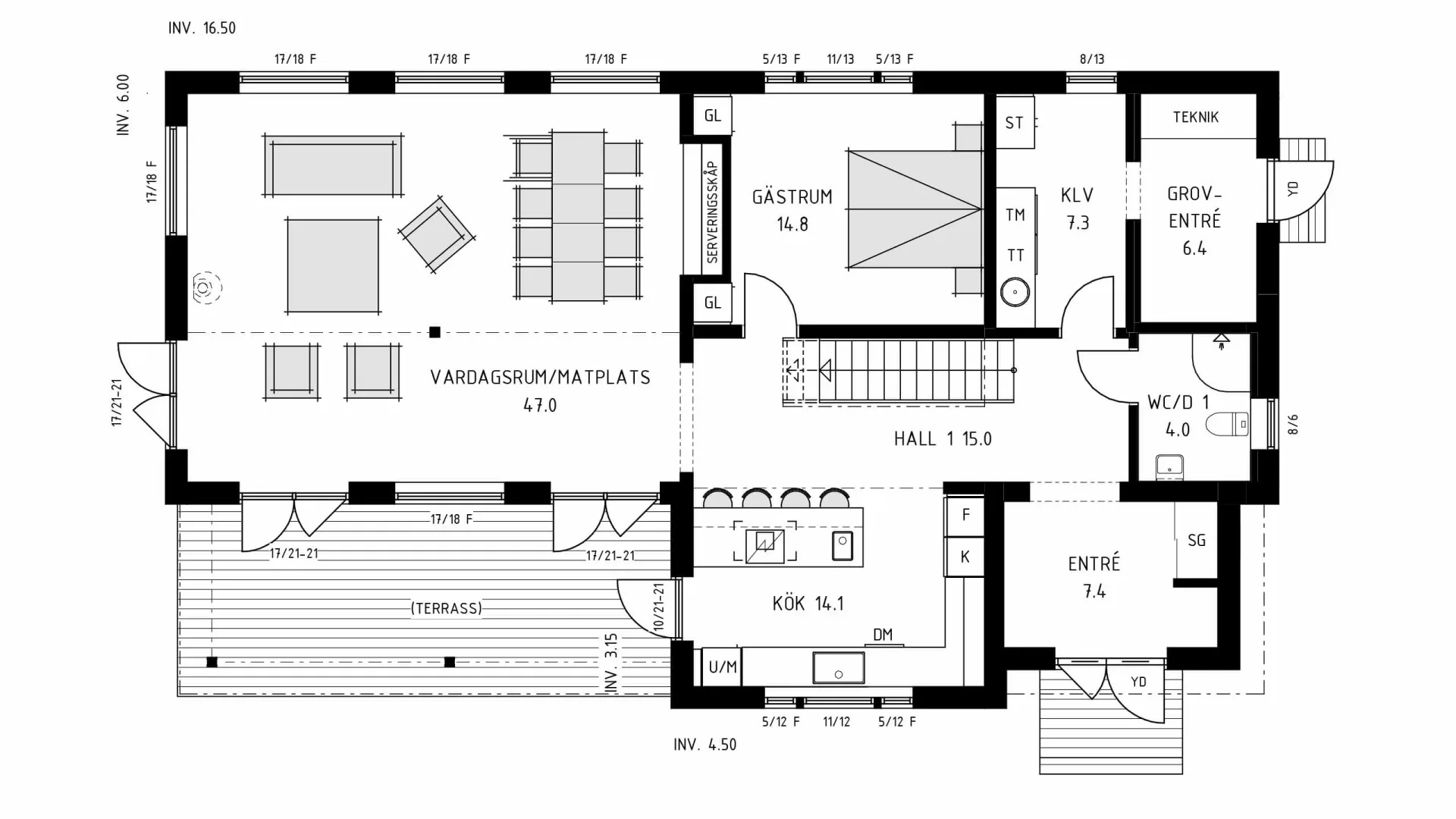 trivselhus villa falkenberg planlösning
