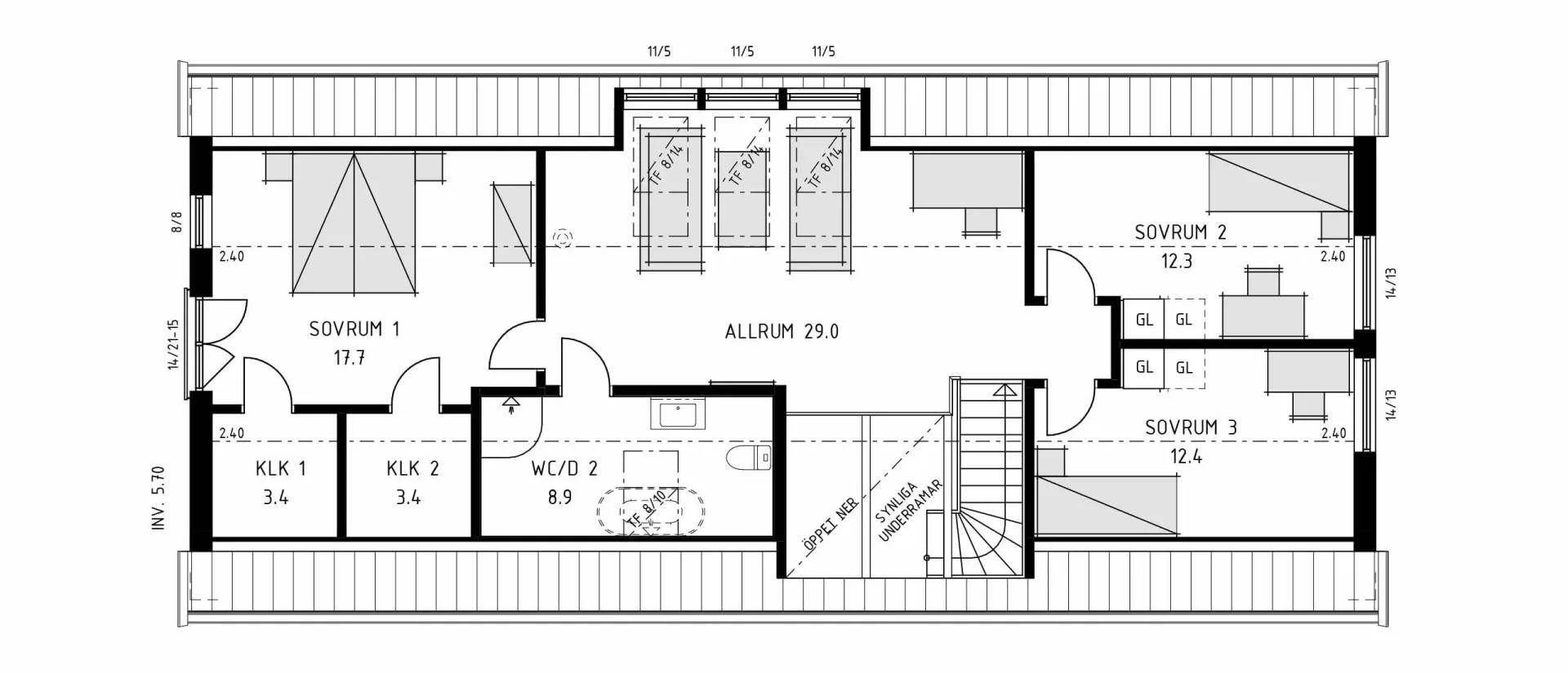 trivselhus villa gällnö planlösning