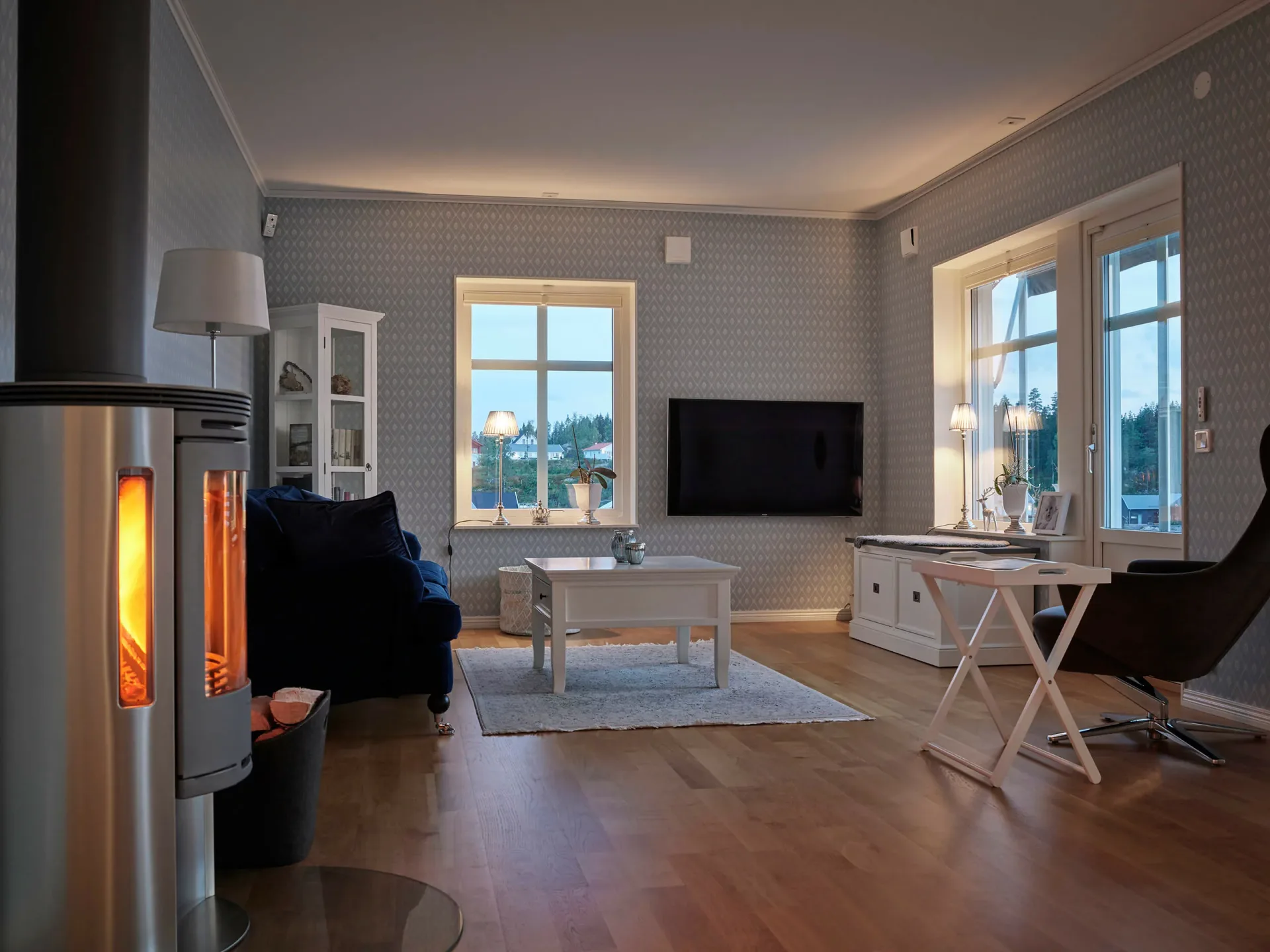 trivselhus villa grebbestad vardagsrum