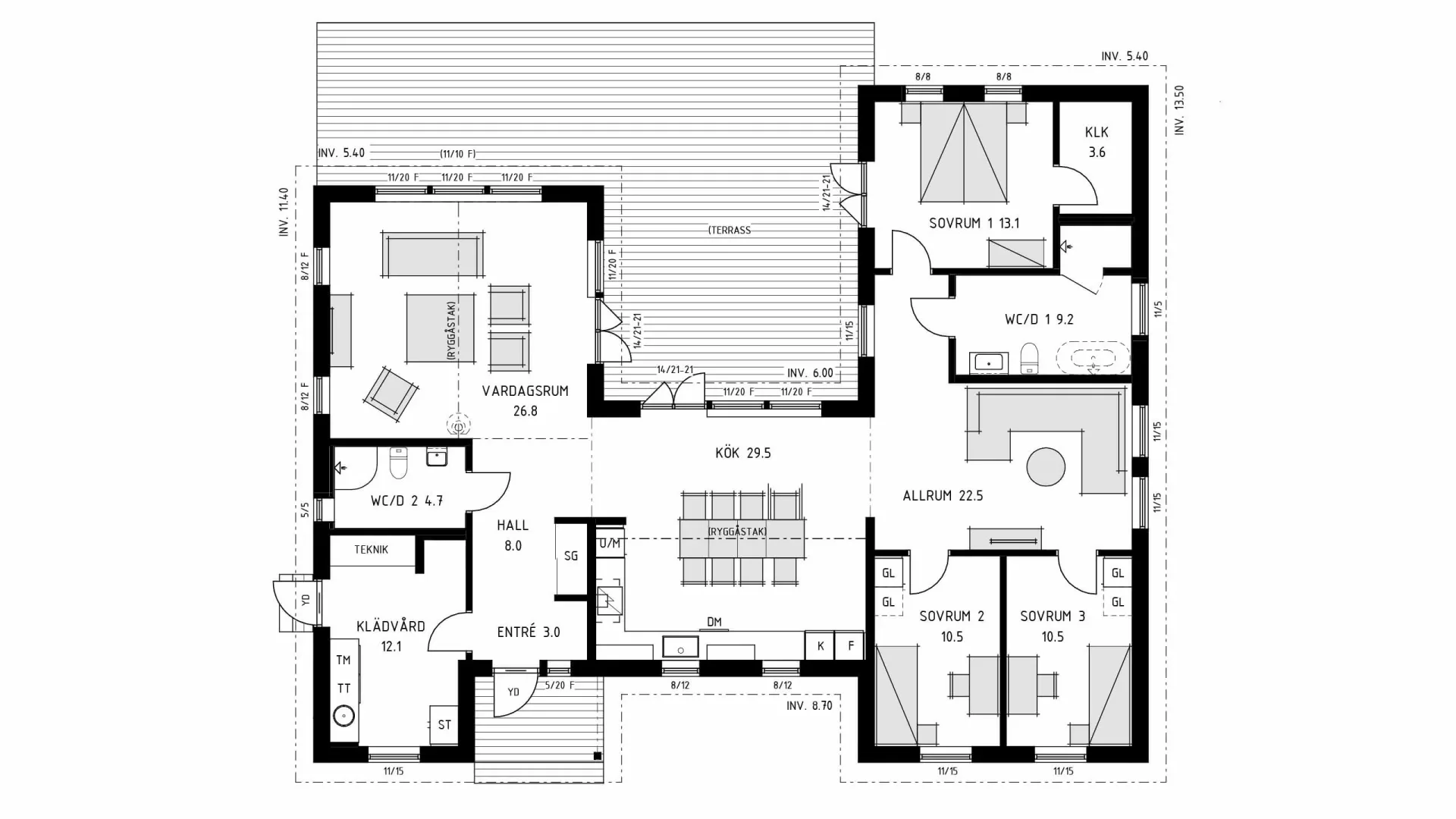 trivselhus villa höganäs planlösning