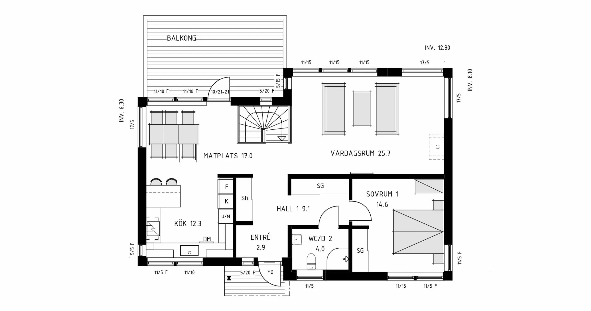 trivselhus villa klippan planlösning