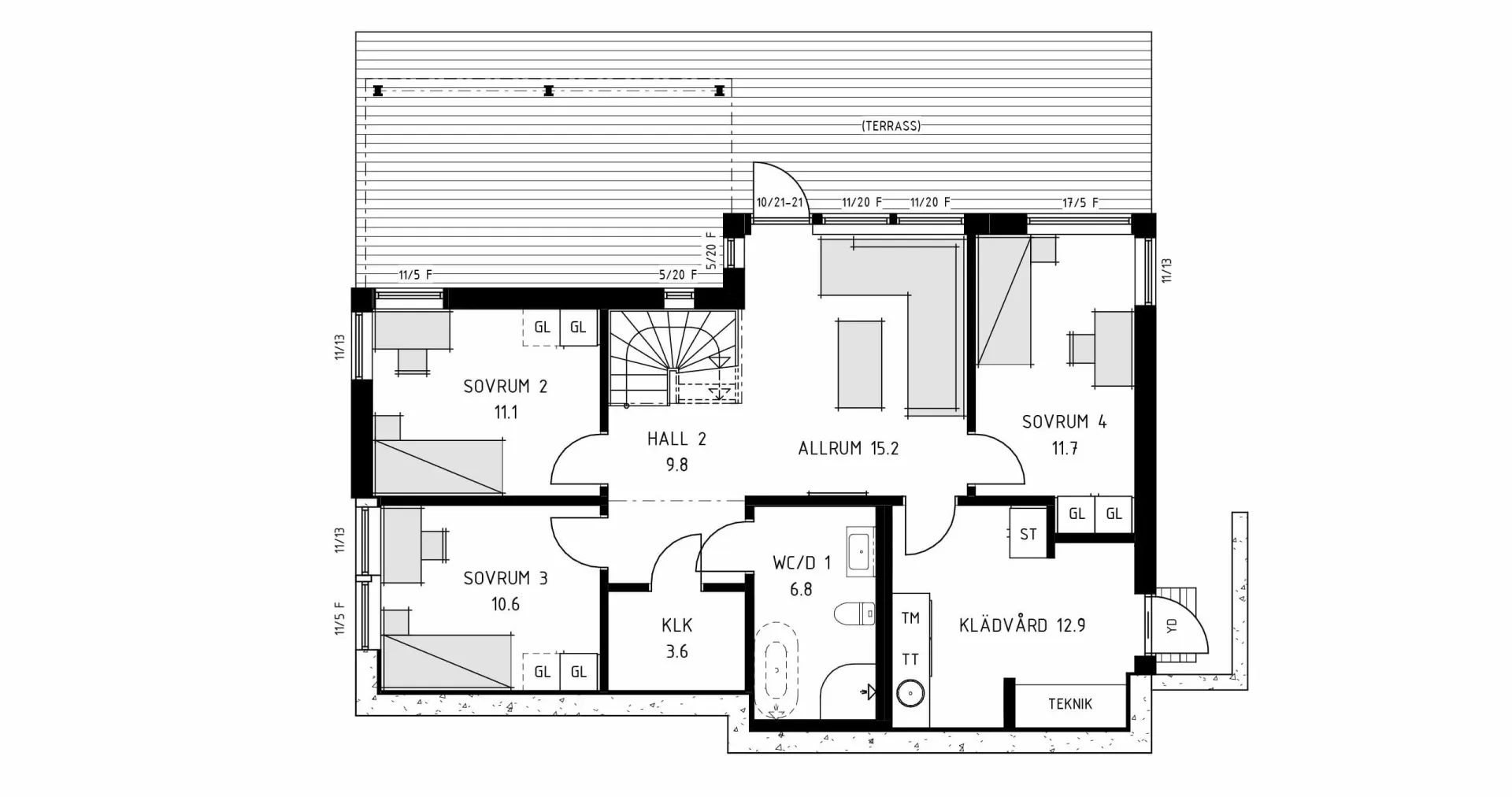 trivselhus villa klippan planlösning