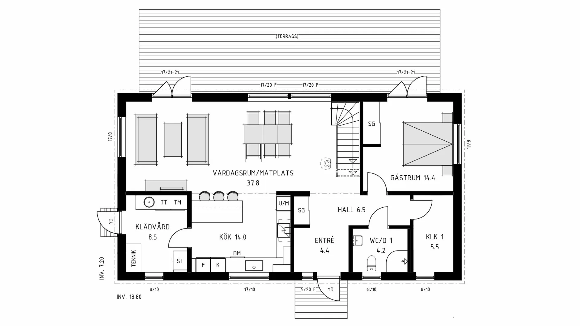 trivselhus villa klövsjö planlösning