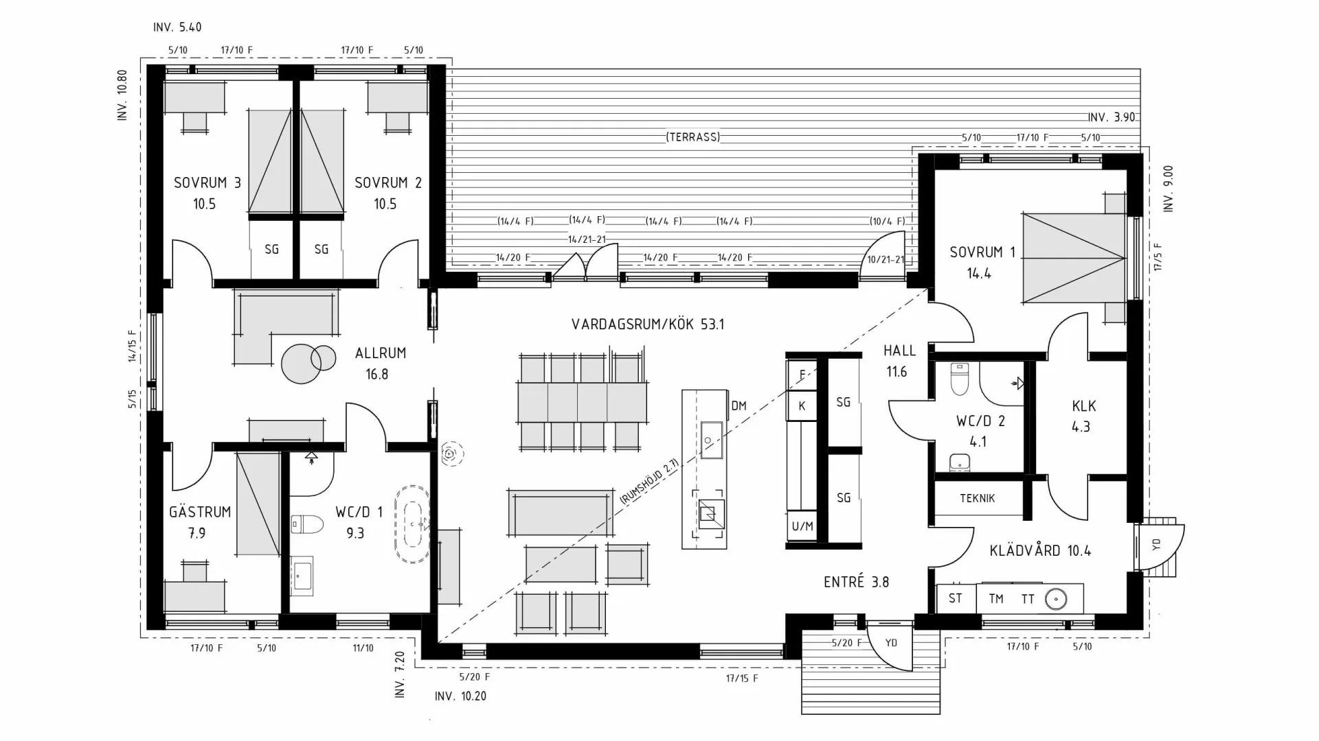 trivselhus villa kungsholmen planlösning