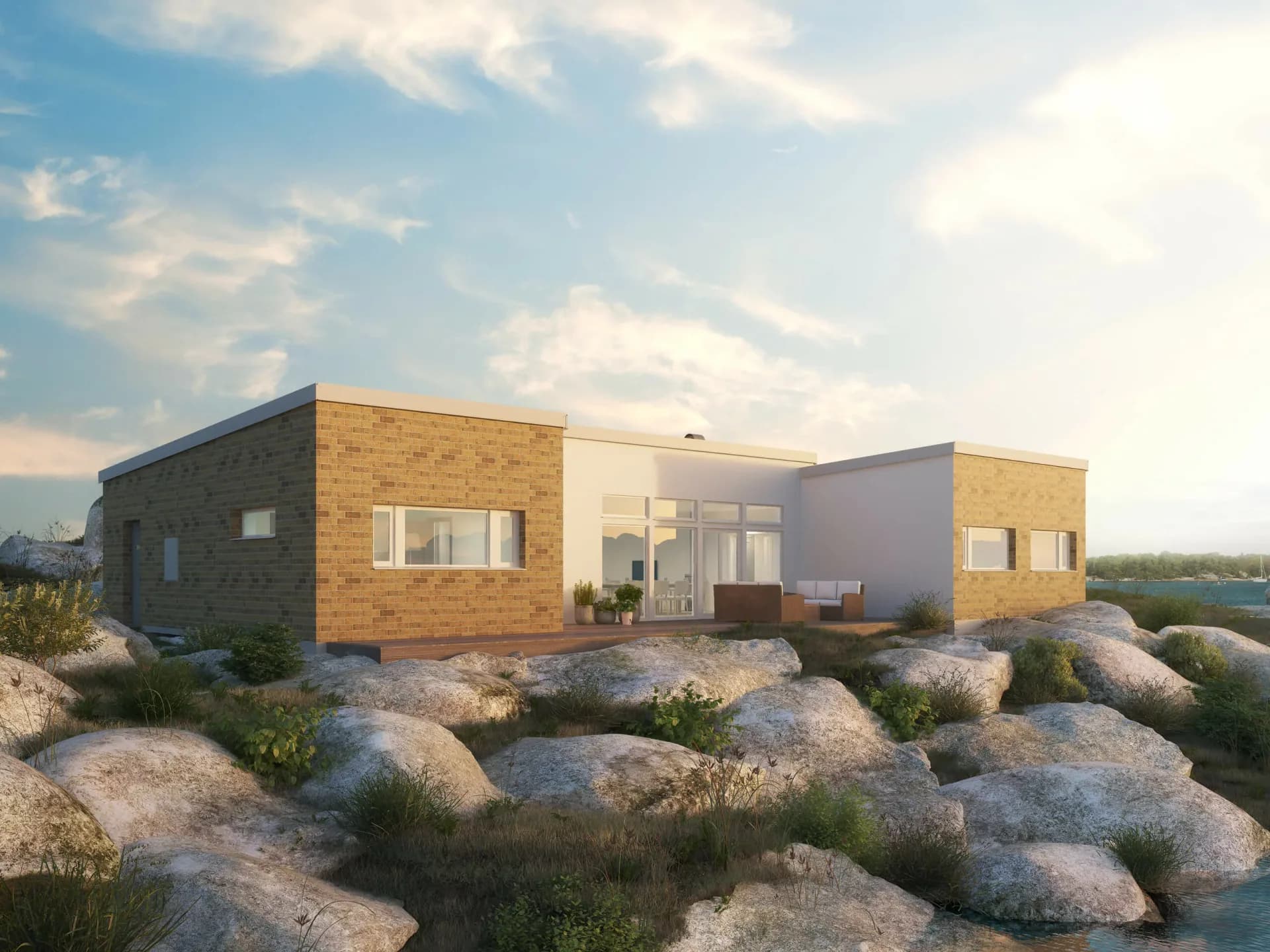 trivselhus villa kungsholmen fasad