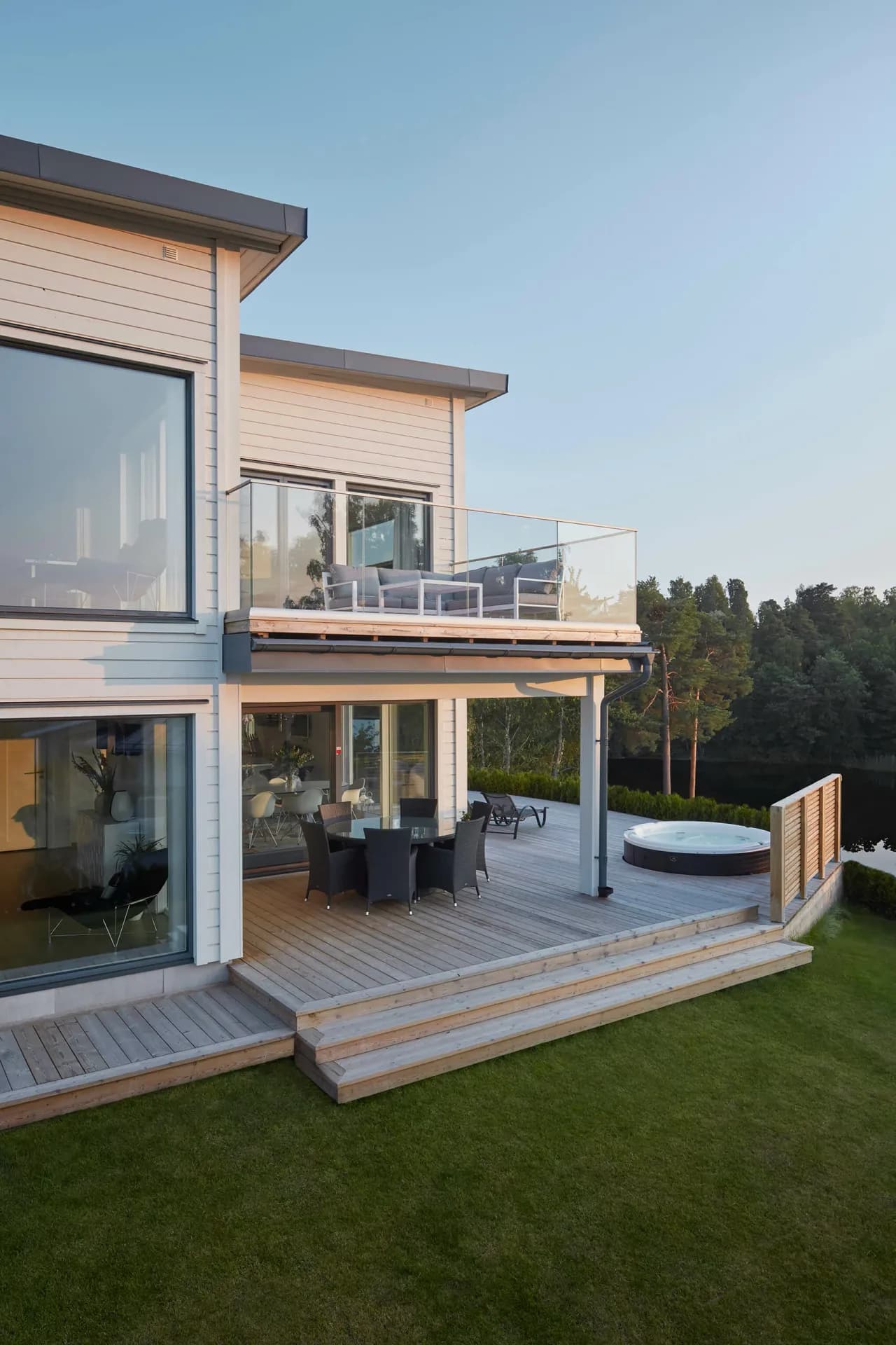 trivselhus villa lidingö fasad bygga hus