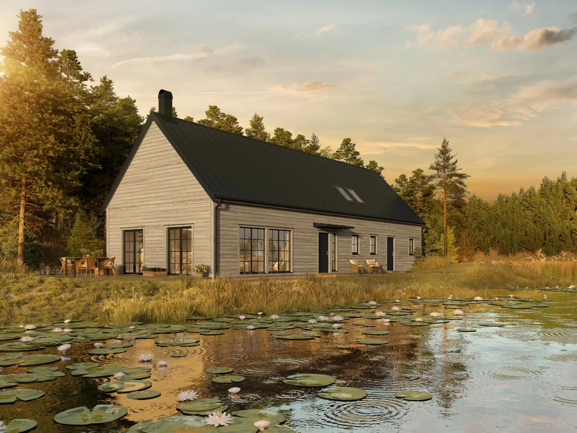 trivselhus villa lysvik fasad