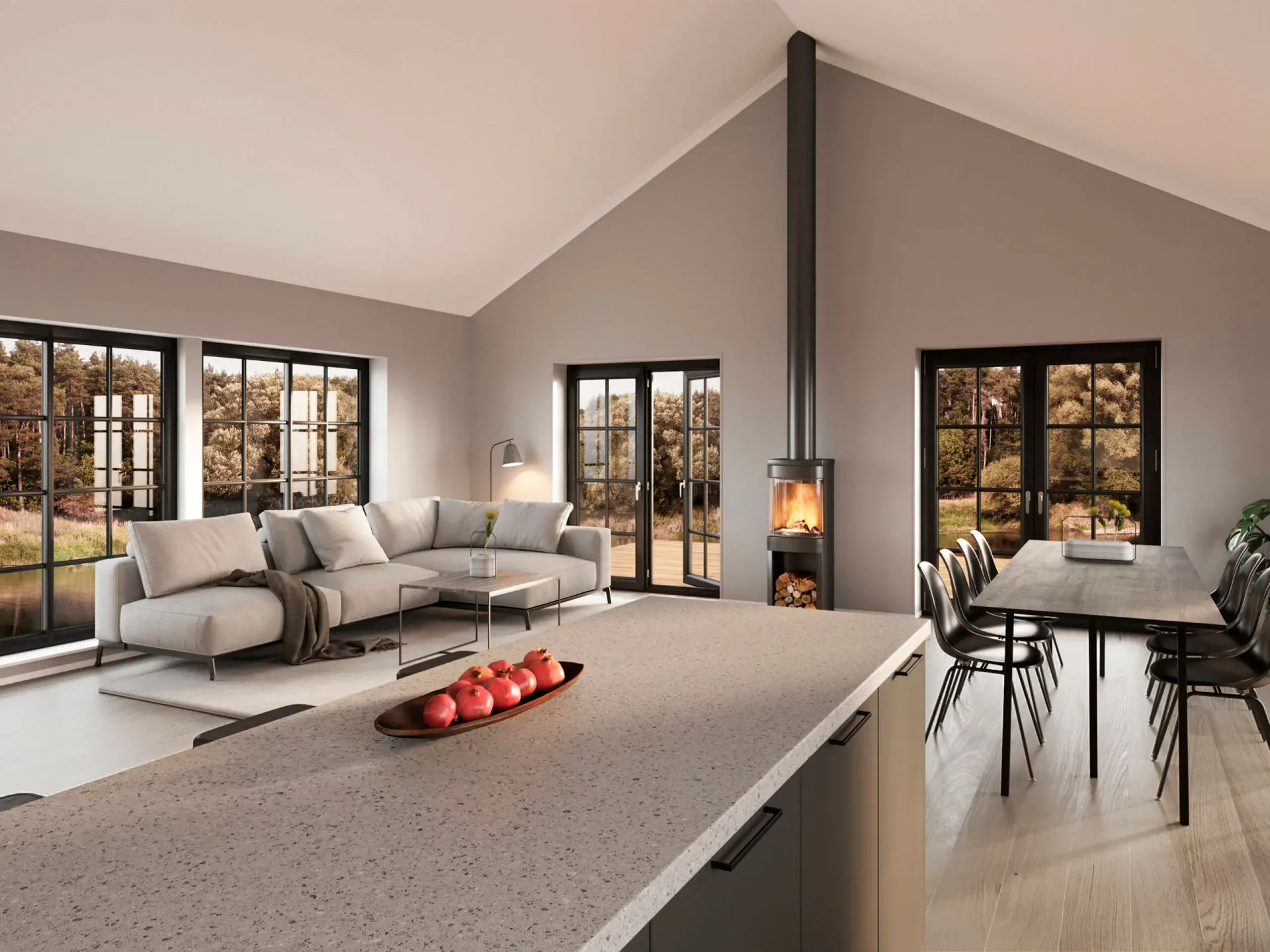 trivselhus villa lysvik interiör