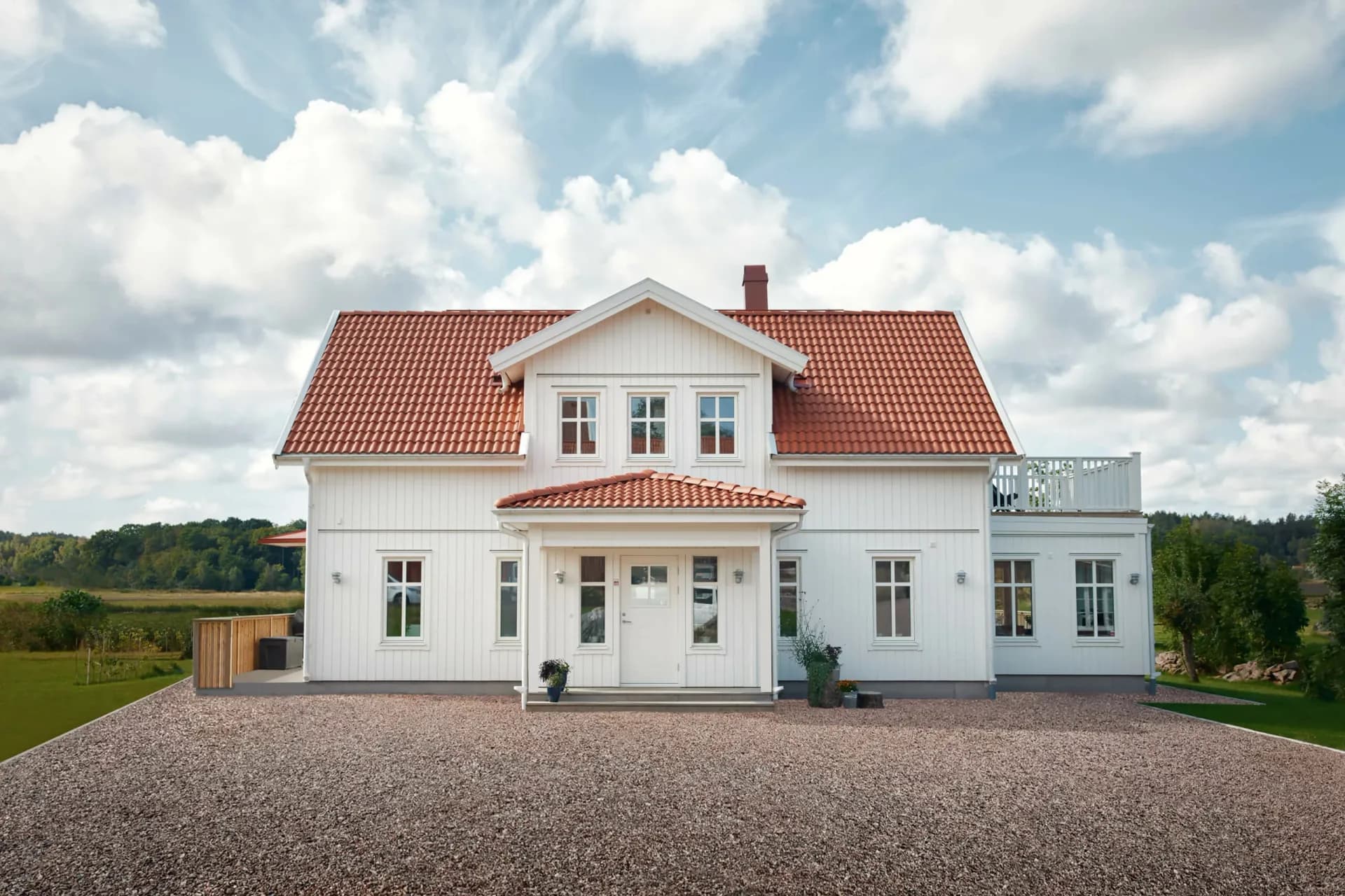 trivselhus villa mariefred fasad