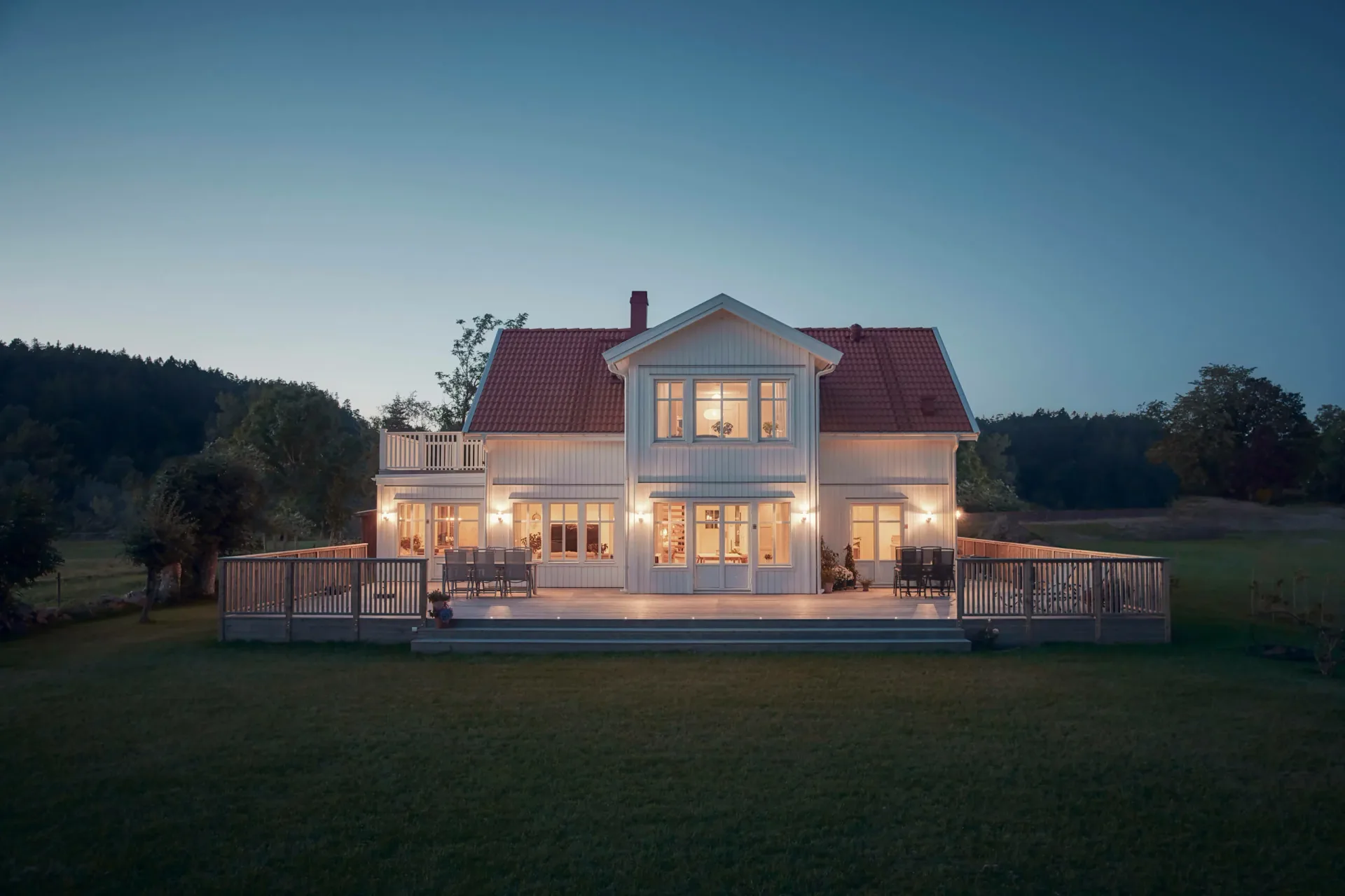 trivselhus villa mariefred fasad