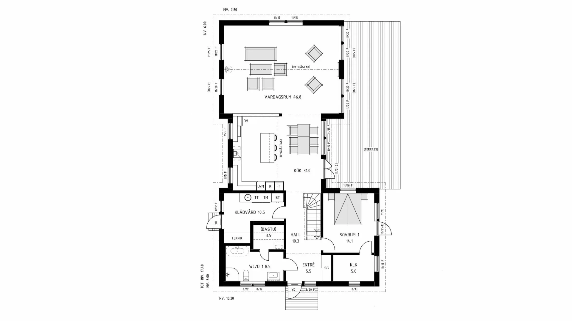 trivselhus villa marieholm planlösning