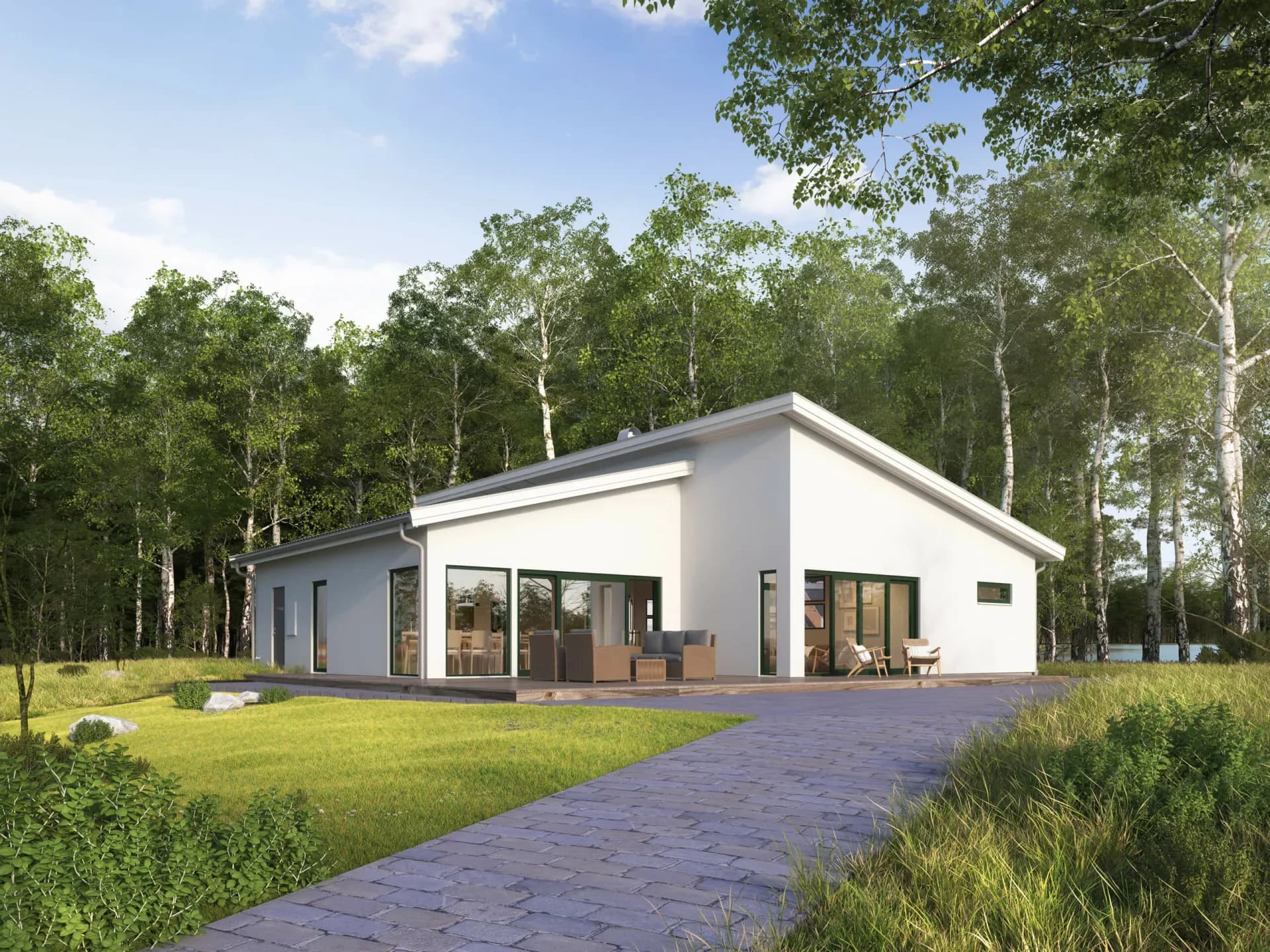 trivselhus villa mariestad fasad