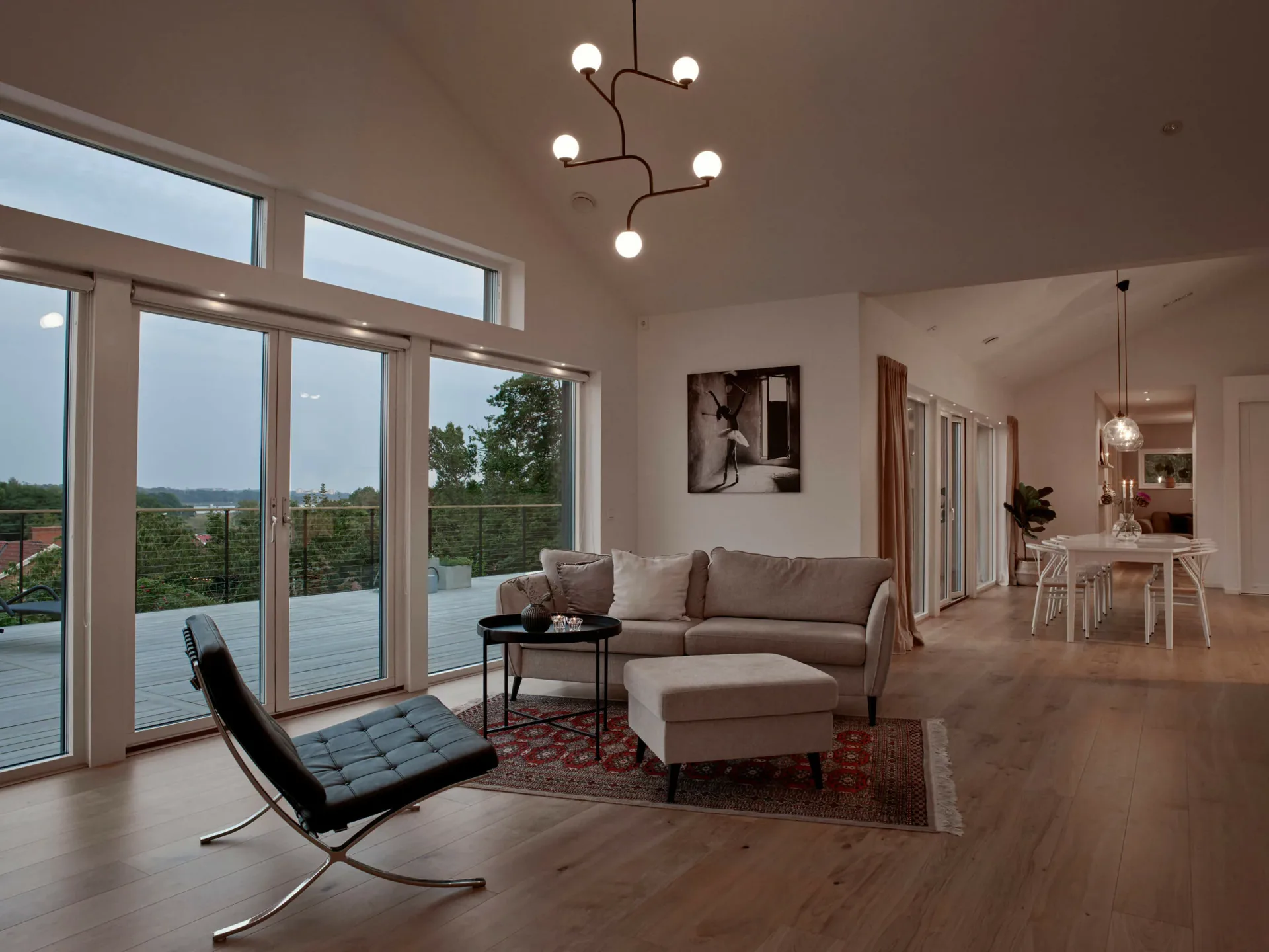 trivselhus villa nättraby vardagsrum