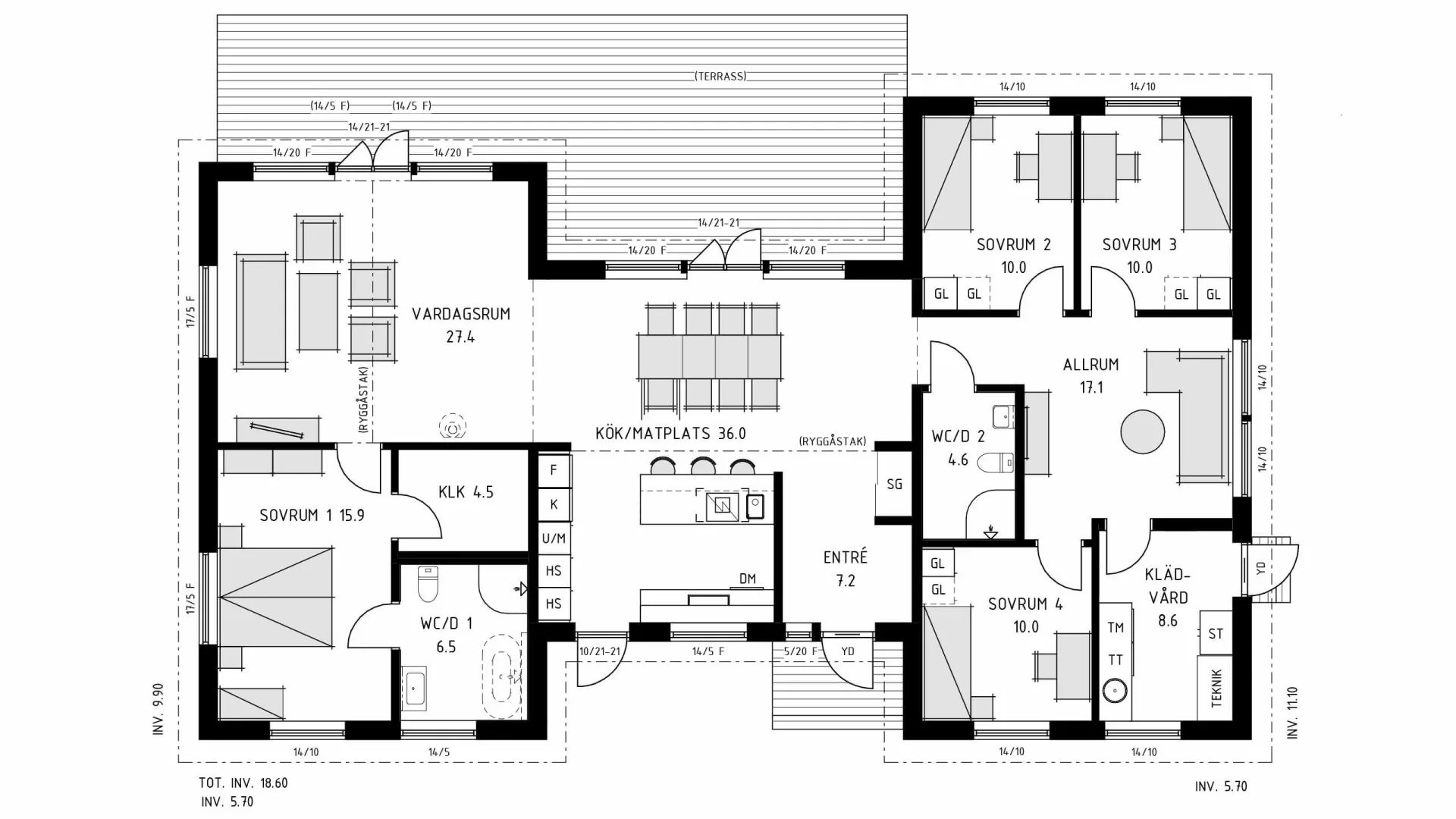 trivselhus villa nättraby planlösning