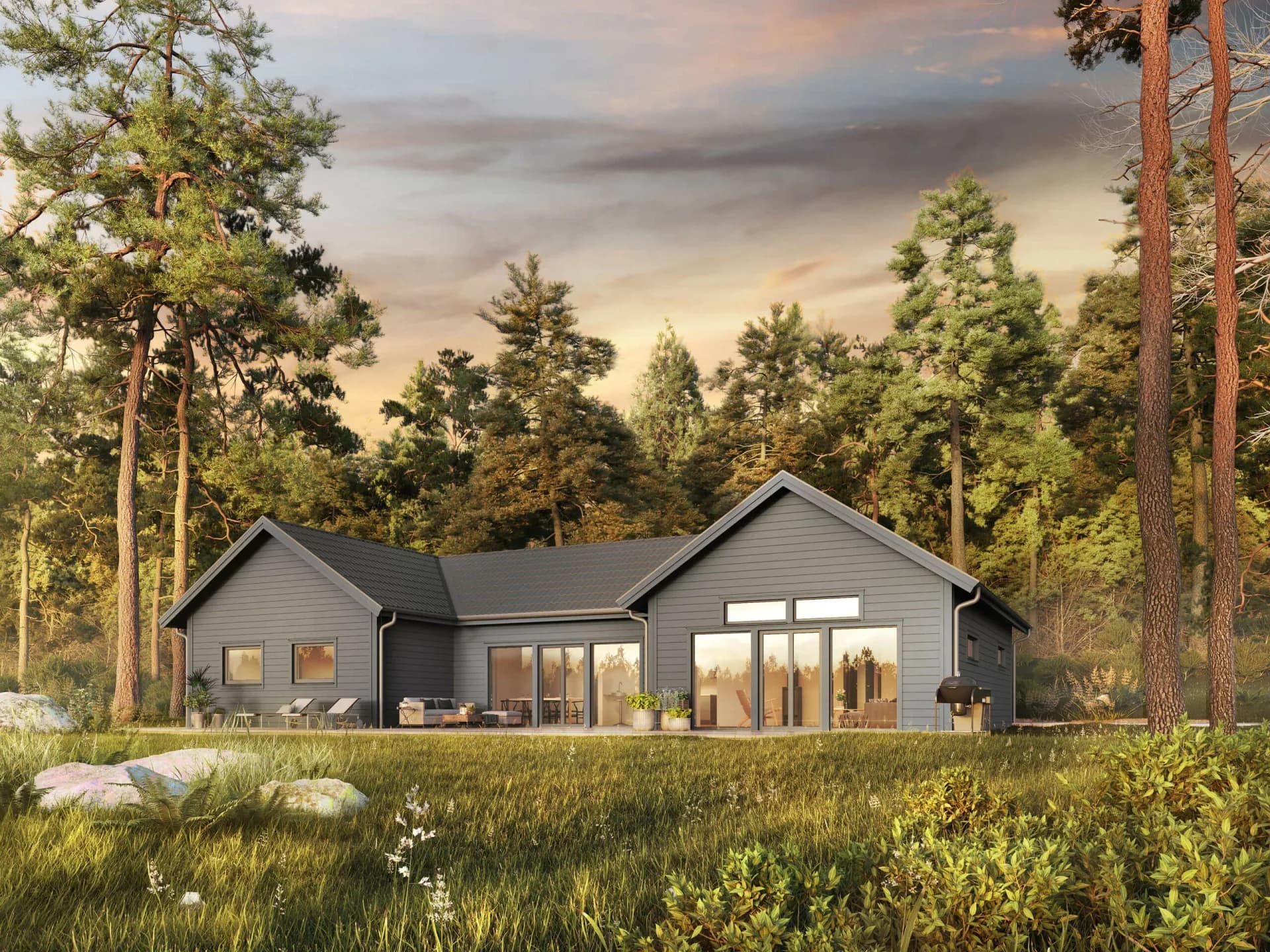 trivselhus villa nättraby fasad