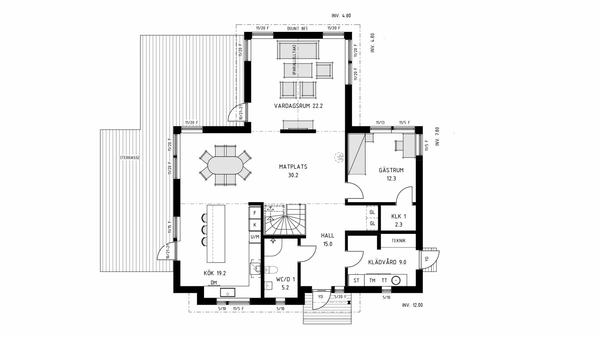 trivselhus villa norrtälje planlösning