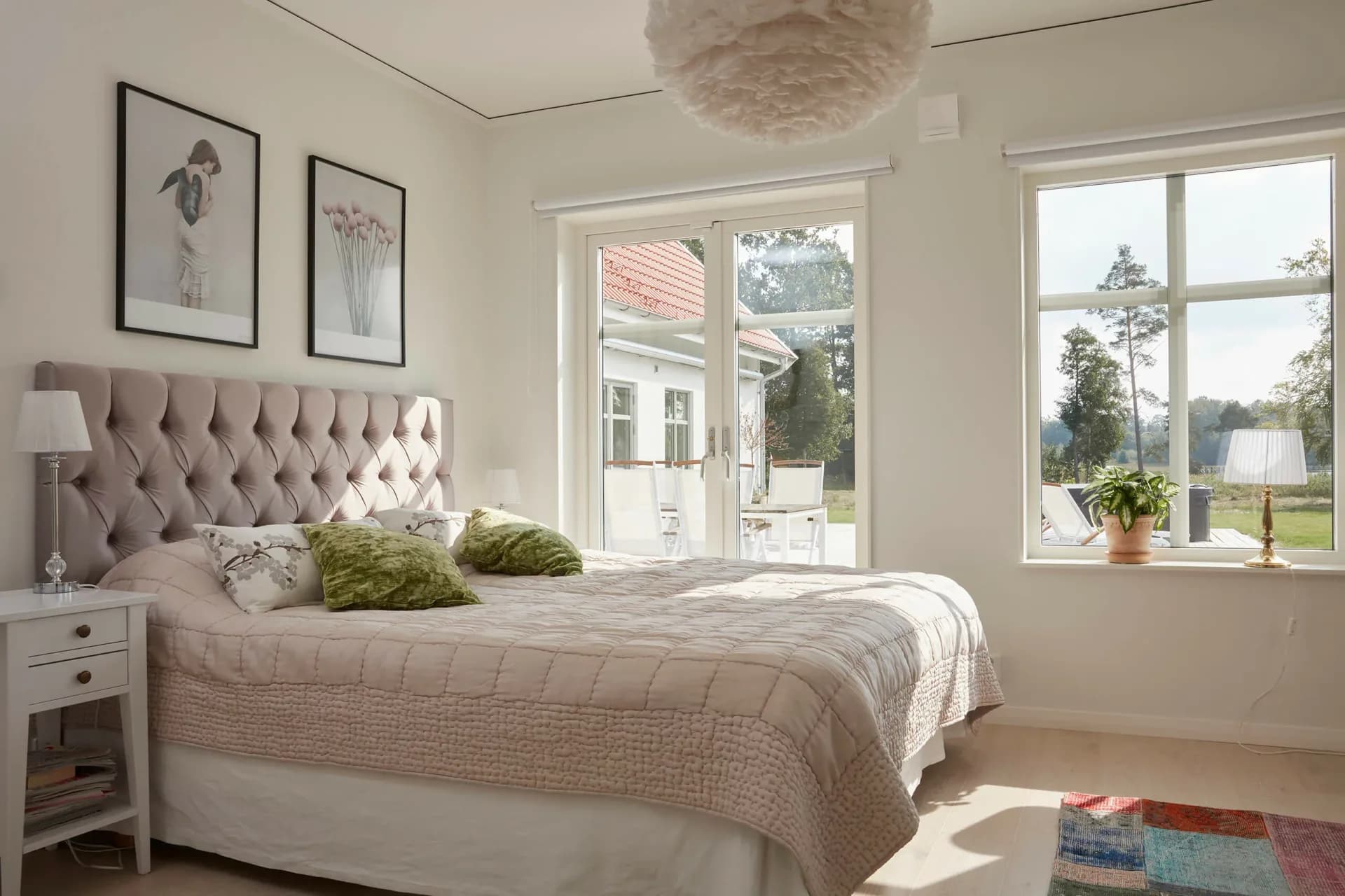 trivselhus villa österlen sovrum