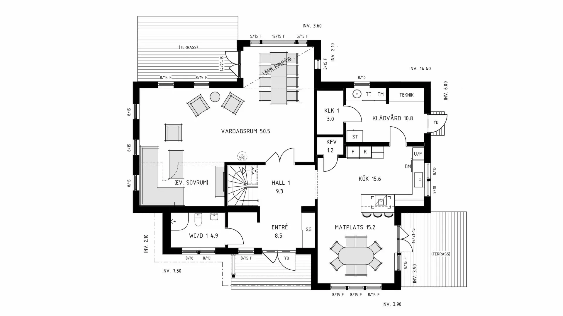 trivselhus villa skultuna planlösning