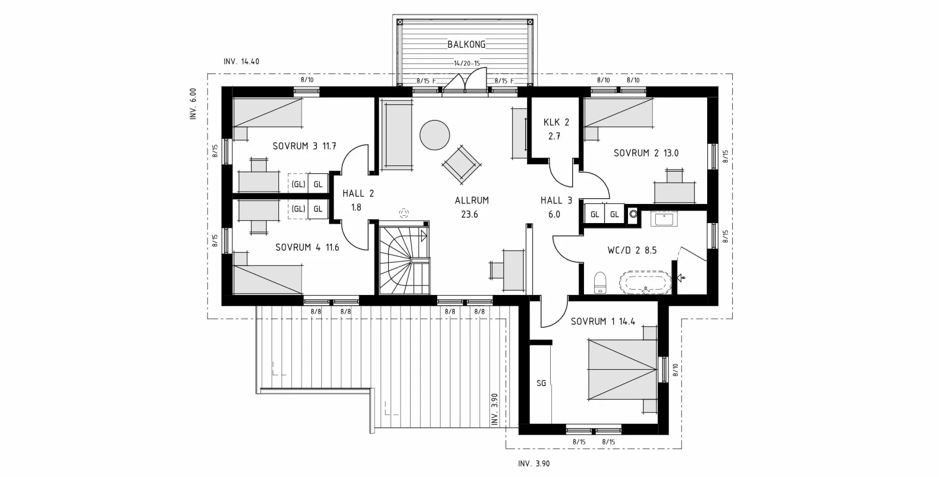 trivselhus villa skultuna planlösning