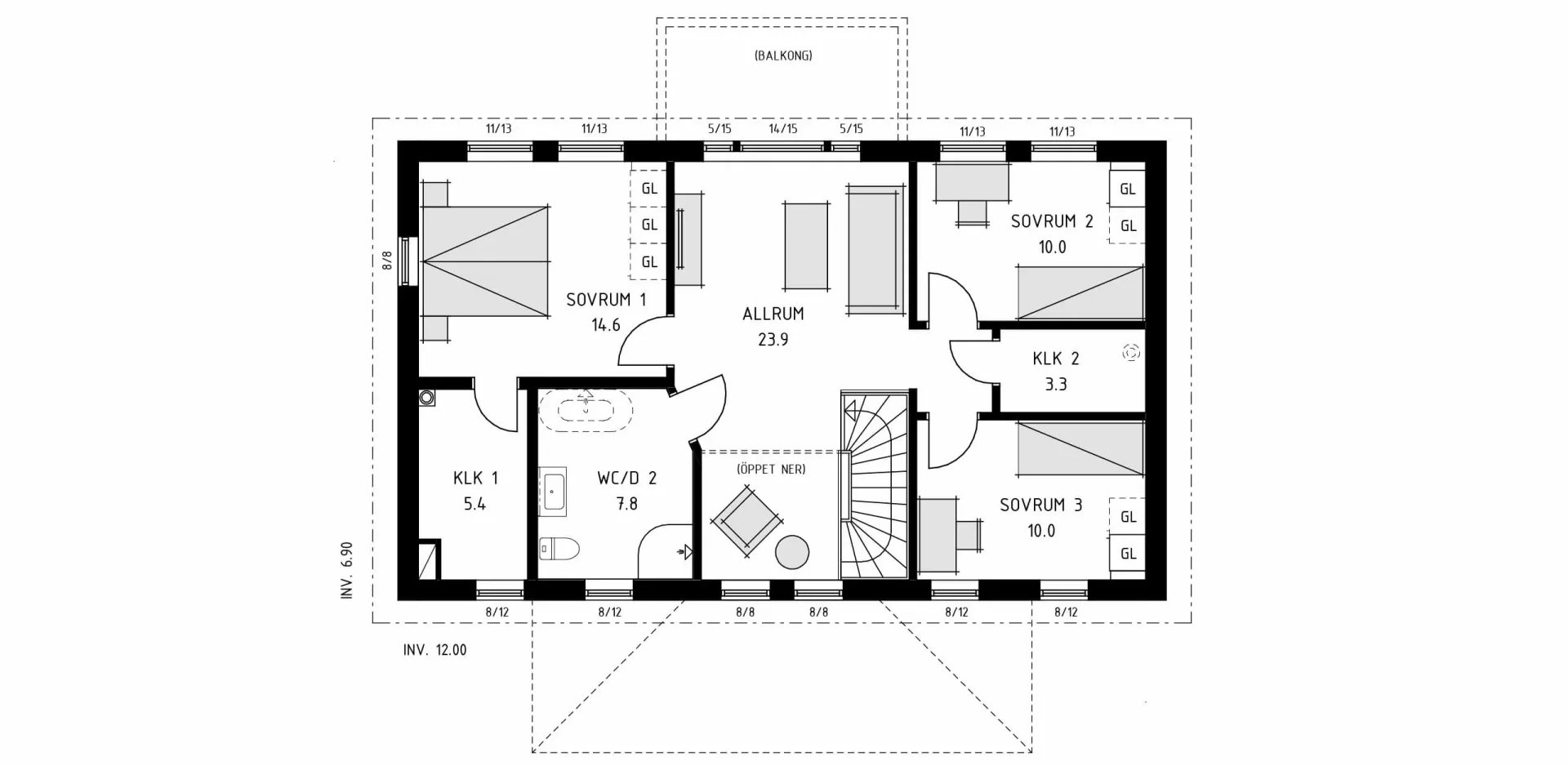 trivselhus villa söderhamn planlösning