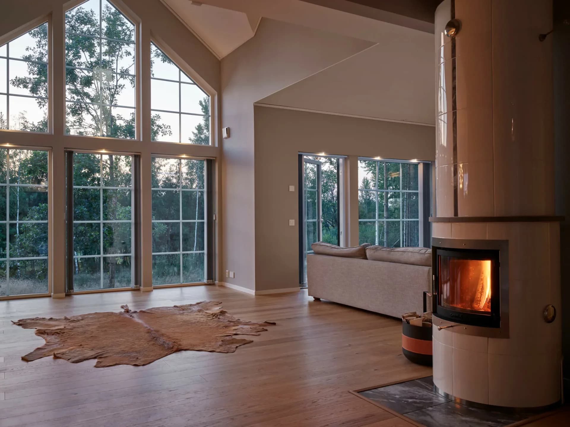 trivselhus villa storsjö vardagsrum