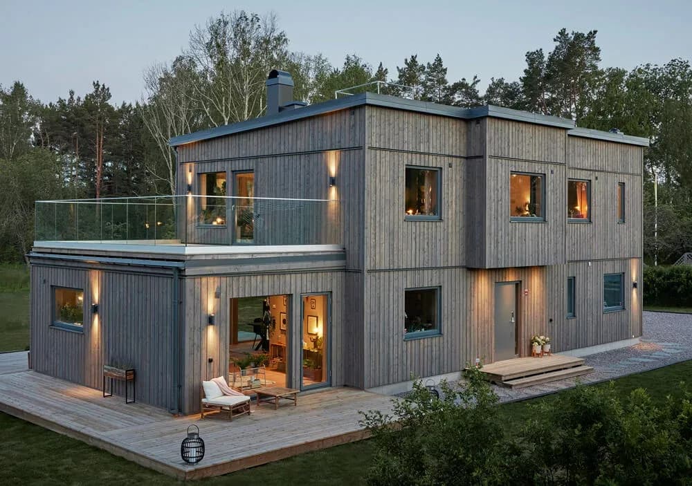 trivselhus villa svavelsö fasad bygga hus