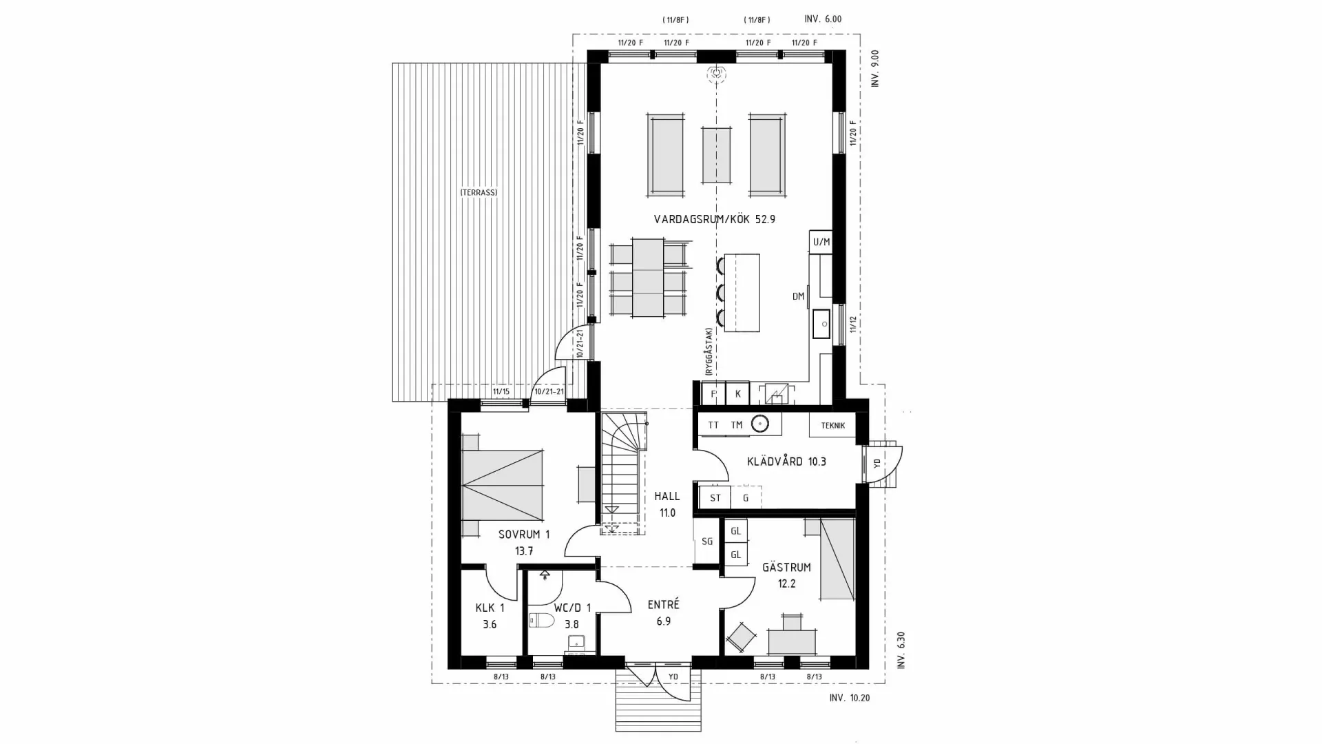 trivselhus villa vadstena planlösning