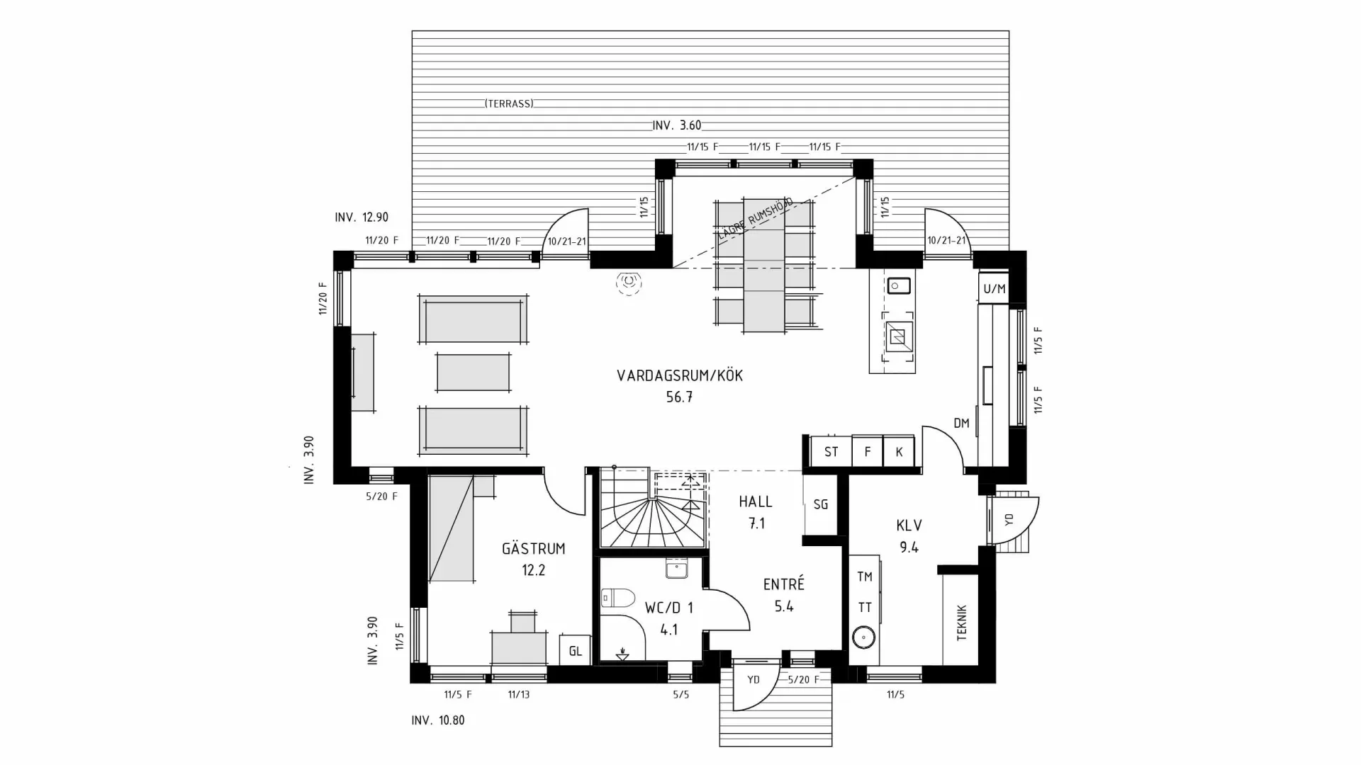 trivselhus villa västerås planlösning
