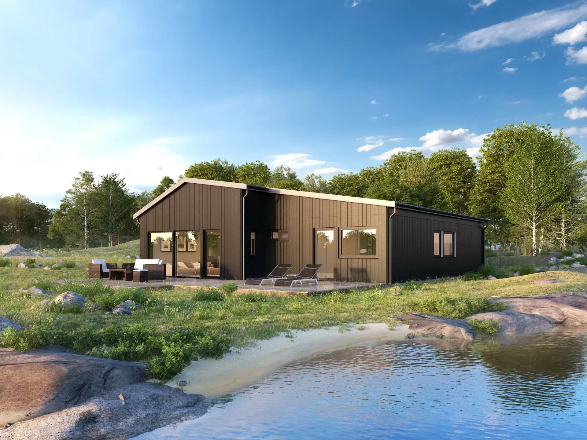 trivselhus villa viken fasad