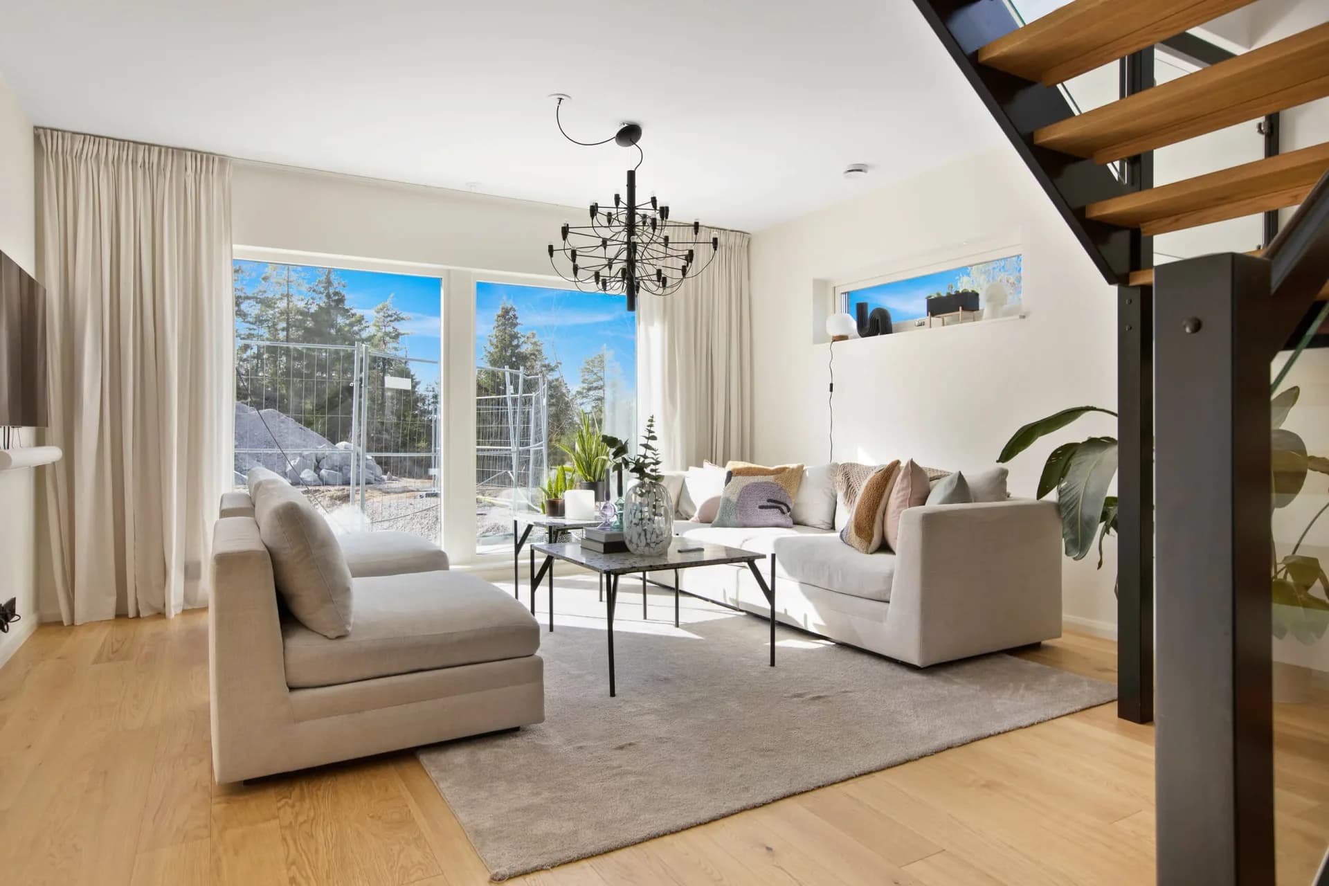 trivselhus villa vindö vardagsrum bygga hus