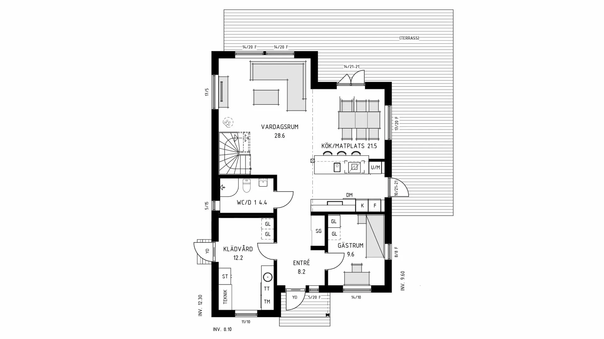 trivselhus villa vindö planlösning