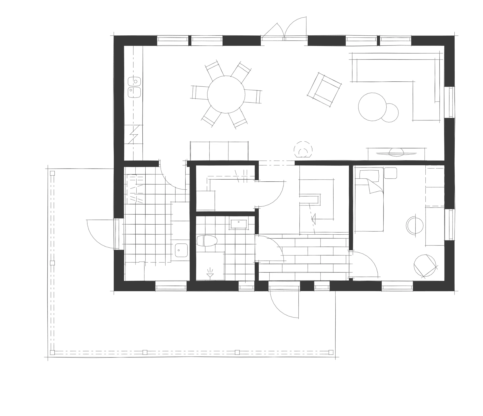 Villa Grimsholm planritning 1