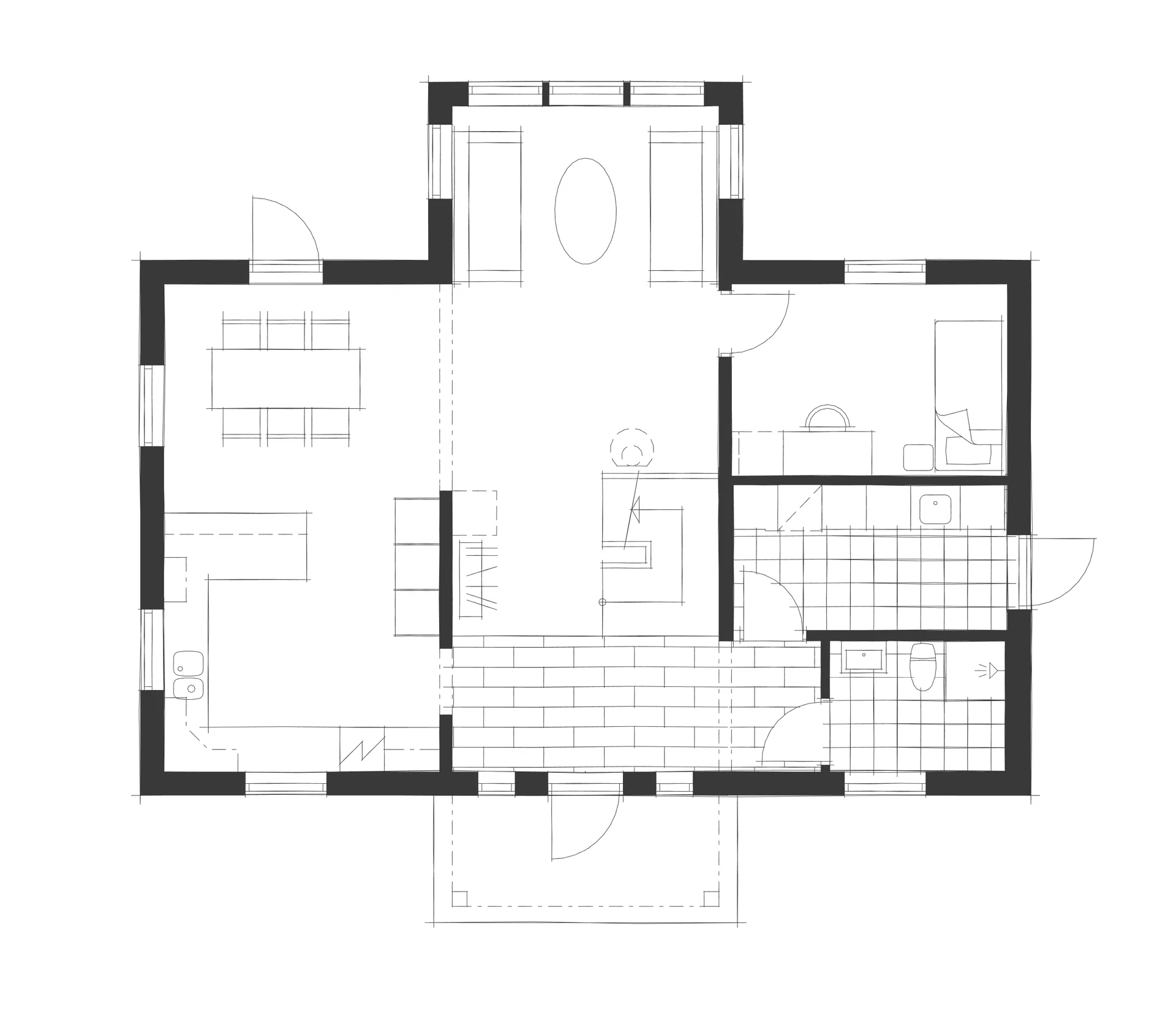 Villa Grindstorp planritning 1