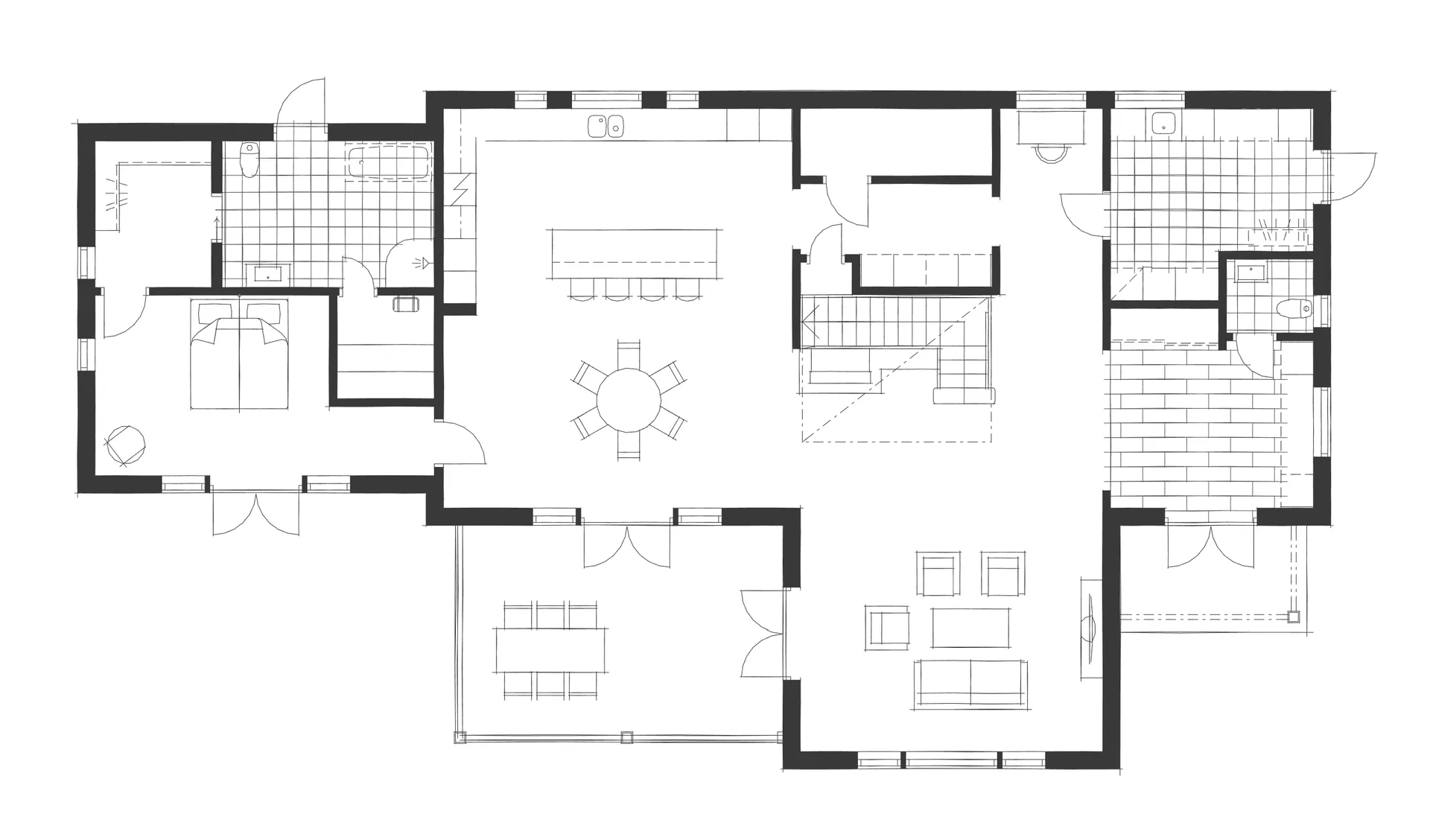 Villa Haga planritning 2