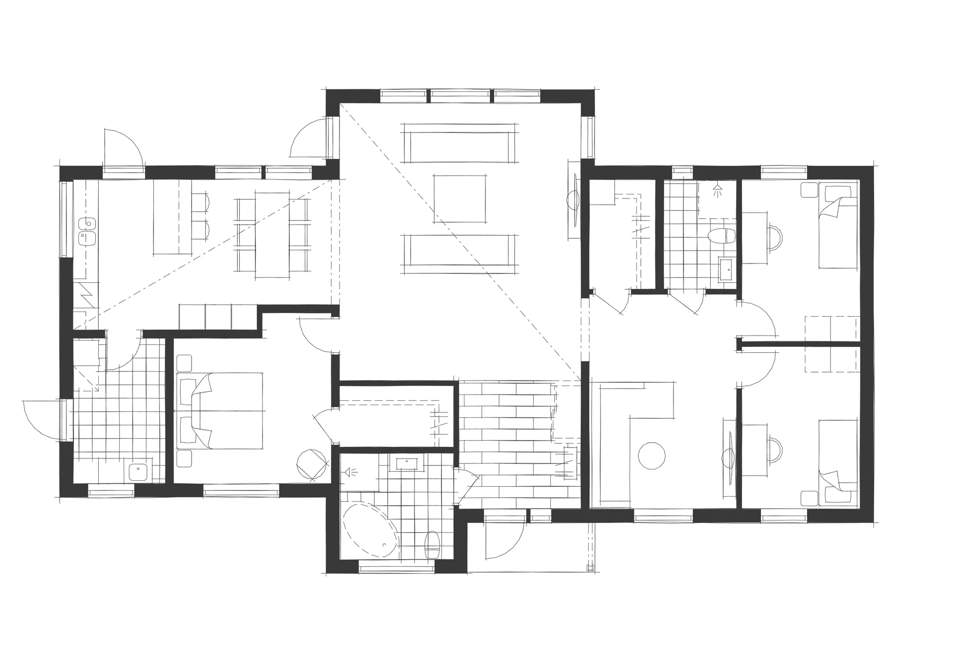 Villa Kämpinge planritning 1