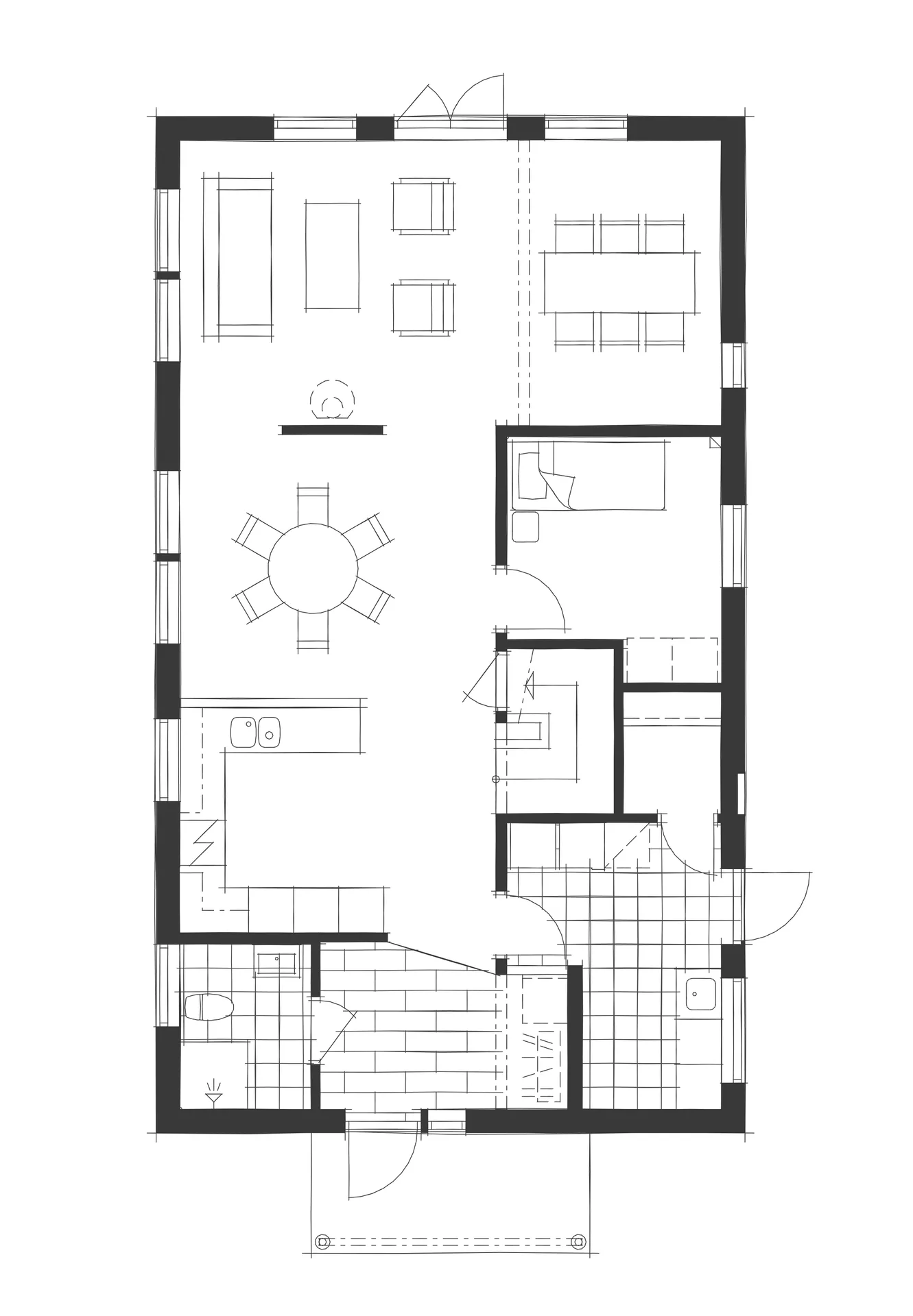 Villa Nyatorp planritning 1