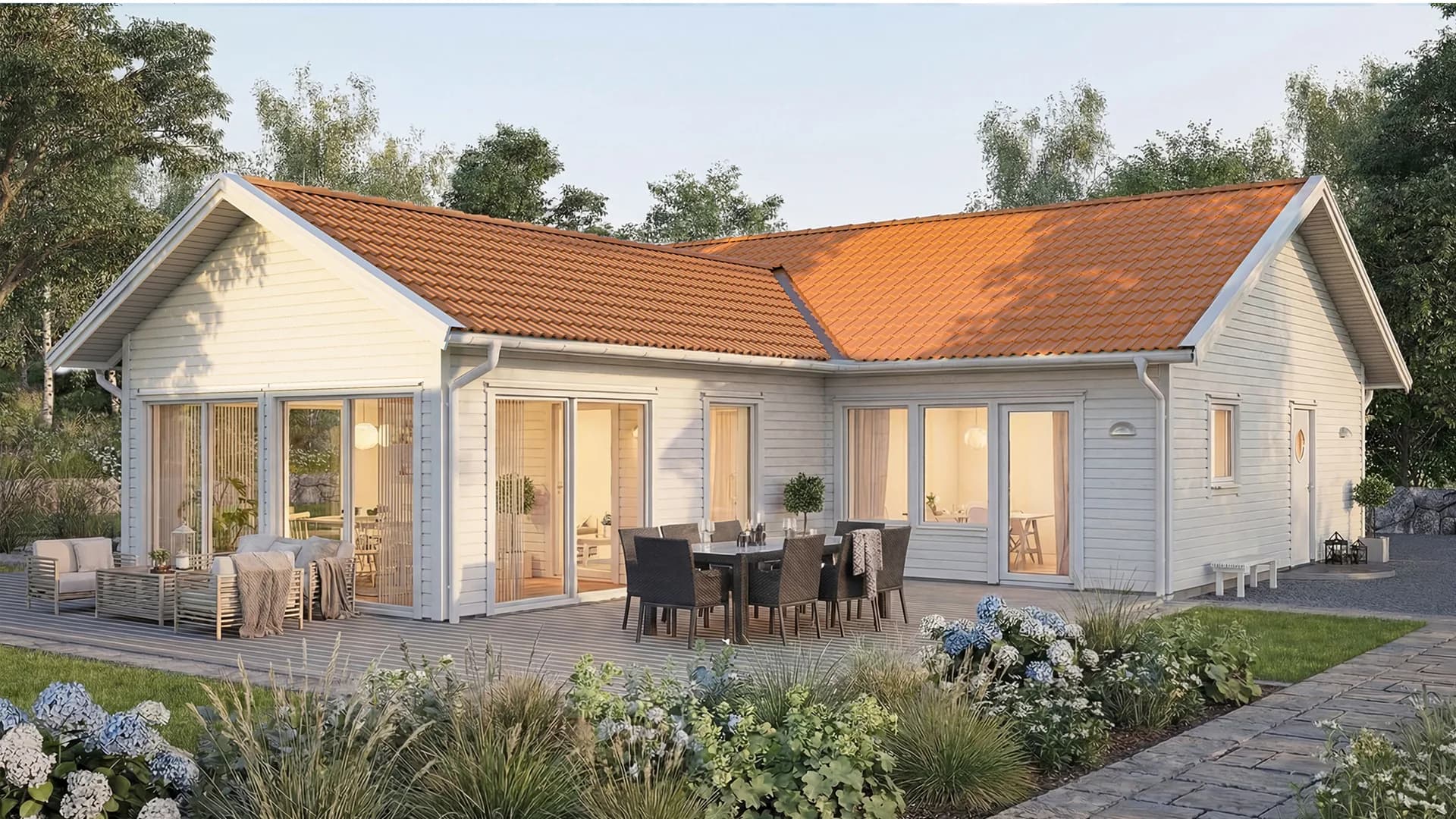 Balgö med uterum - Traditionell