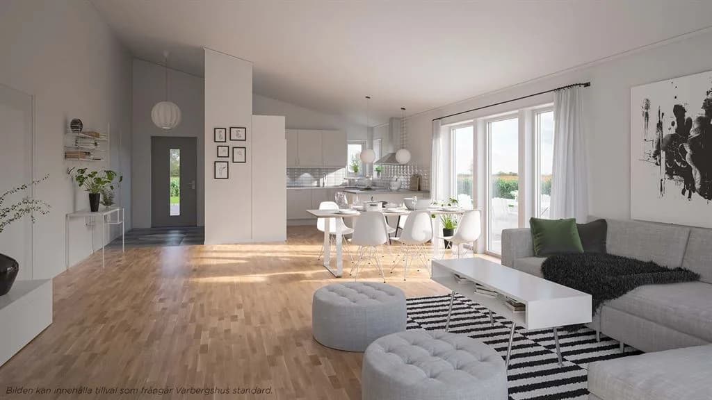 Visualisering av köket i Villa Frösakull