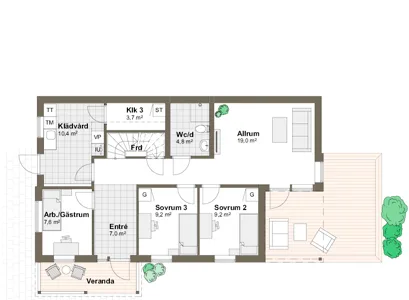 Planlösning T Hällsnäs