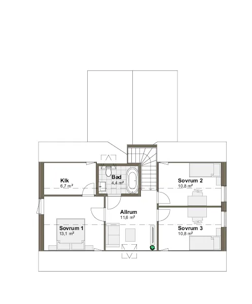 Saltö planritning - Modern