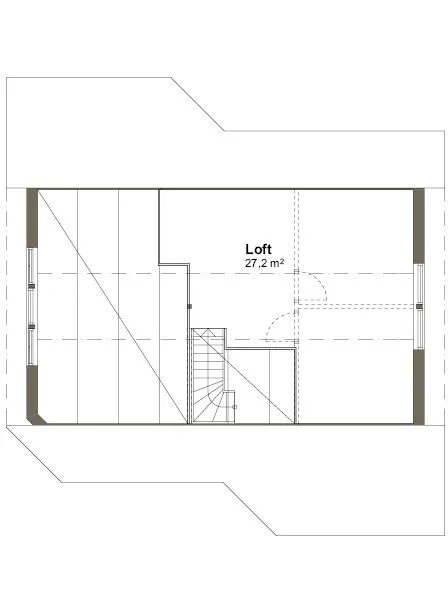 Planlösning loft Rossö
