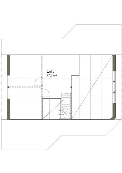 Planlösning loft spegelvänd Rossö