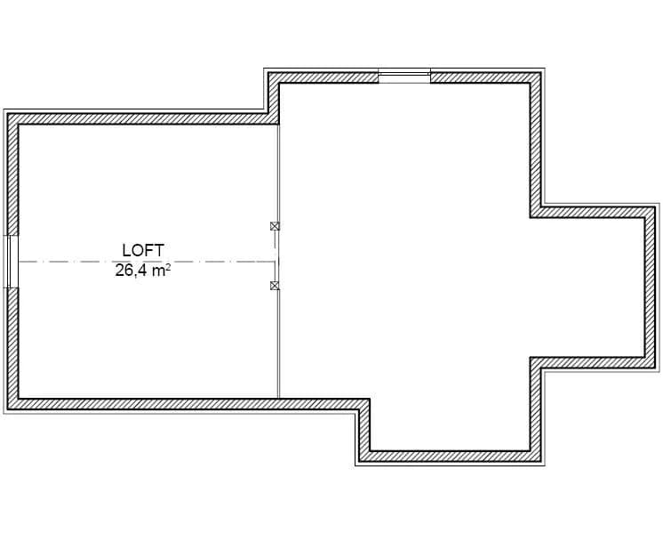 Planlösning loft V07032