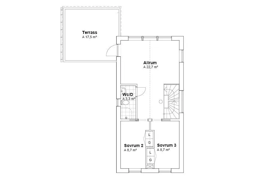 V13034 planritning - Traditionell