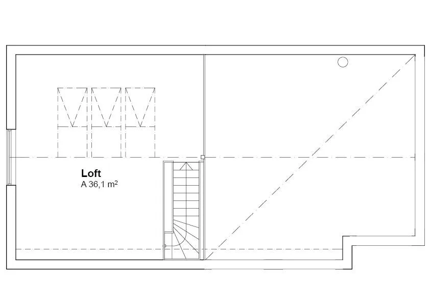 Planlösning övre plan V15070