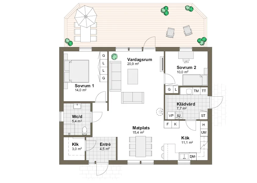 Planlösning Vejby M T spegelvänd