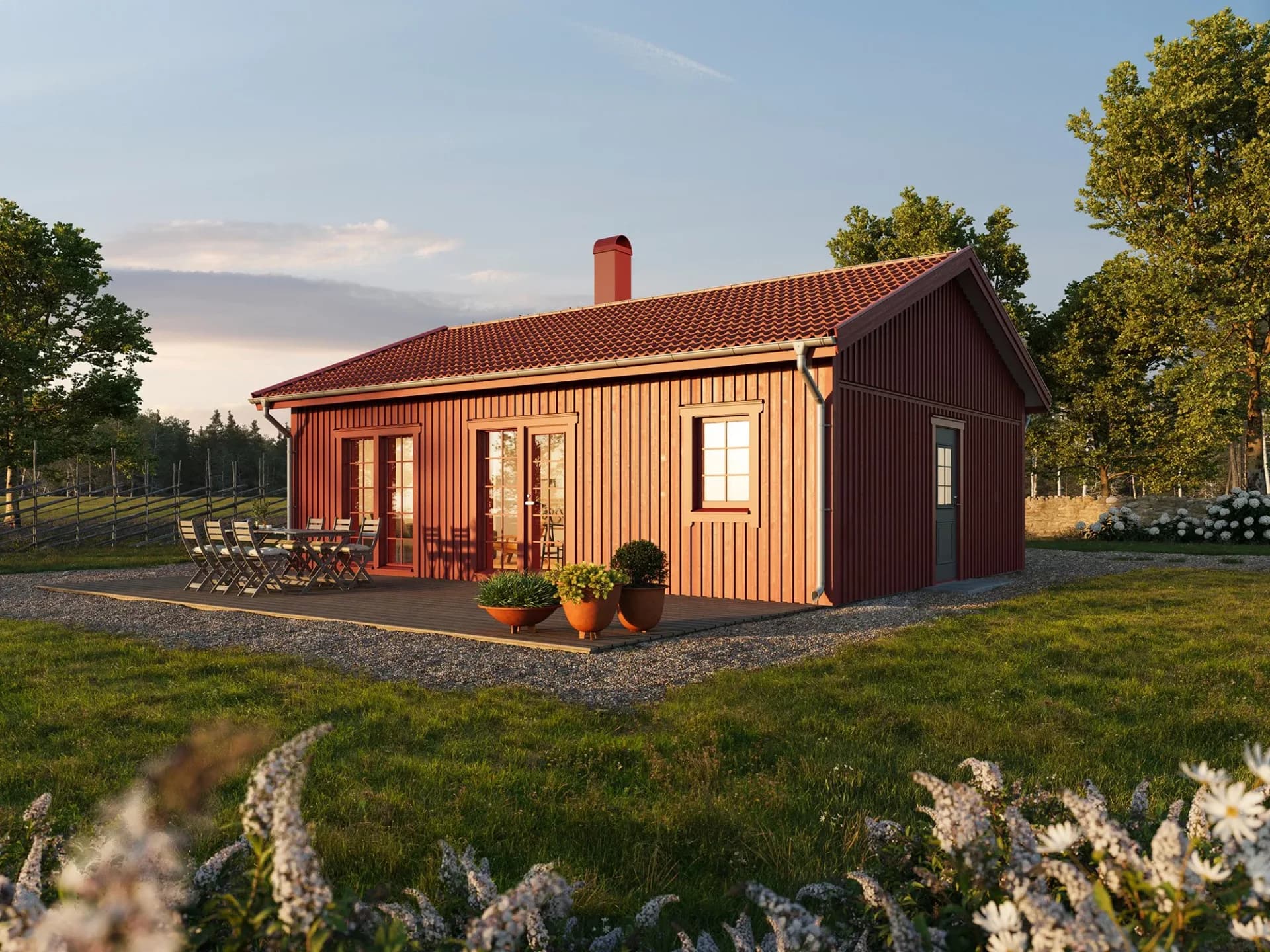 Torpet - modernt fritidshus i stil som står sig