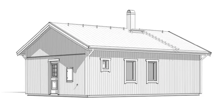 Torpet - modernt fritidshus i stil som står sig